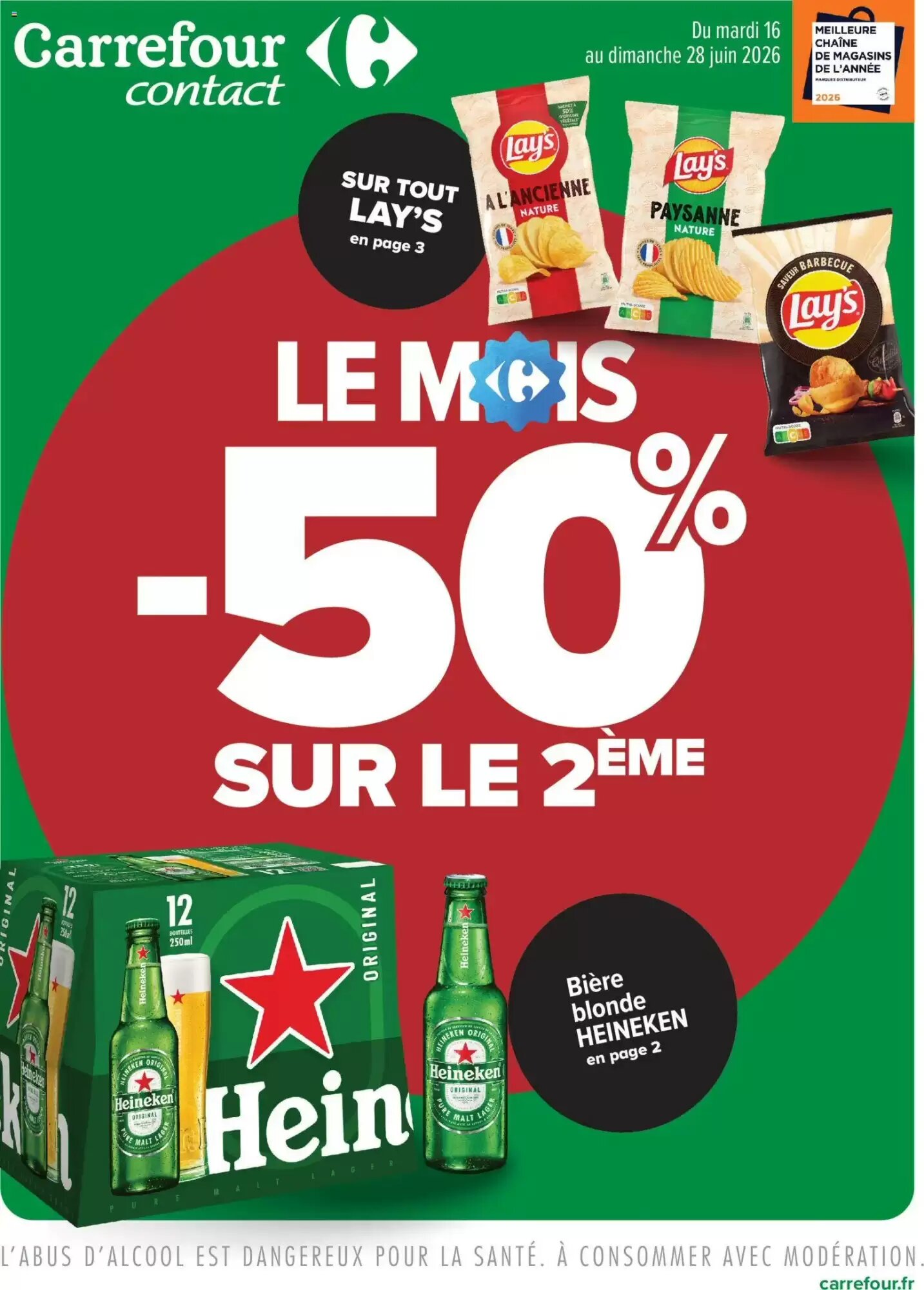 Prospectus promotionnel Carrefour valable à partir du 16/06/2026 - Page 1.
