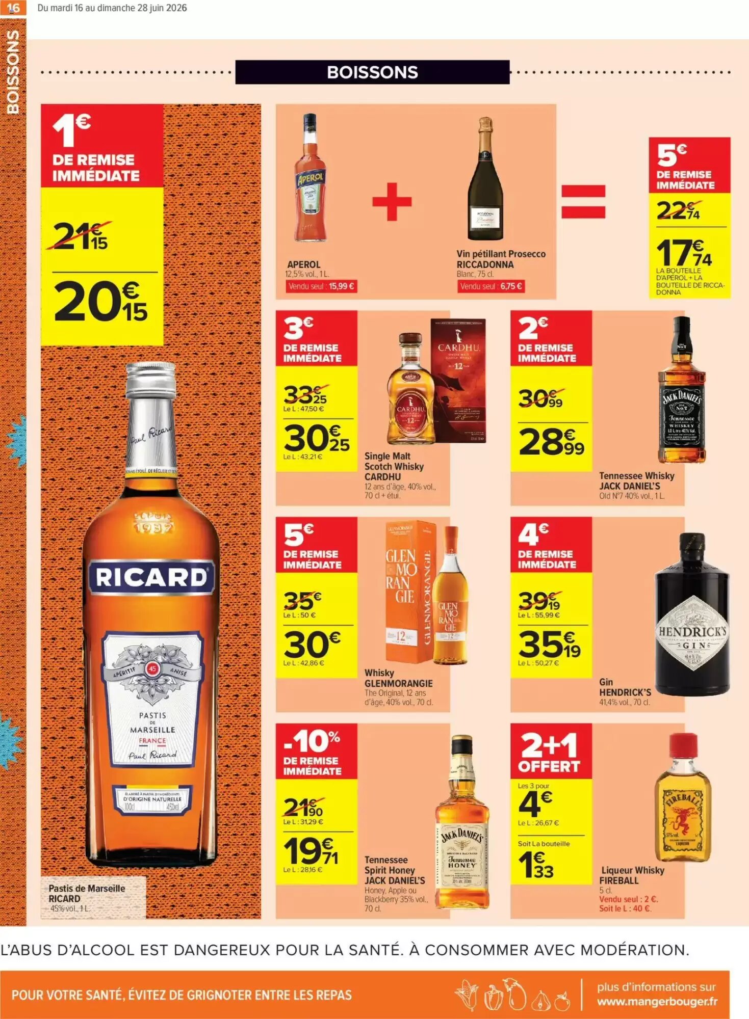 Prospectus promotionnel Carrefour valable à partir du 16/06/2026 - Page 16.