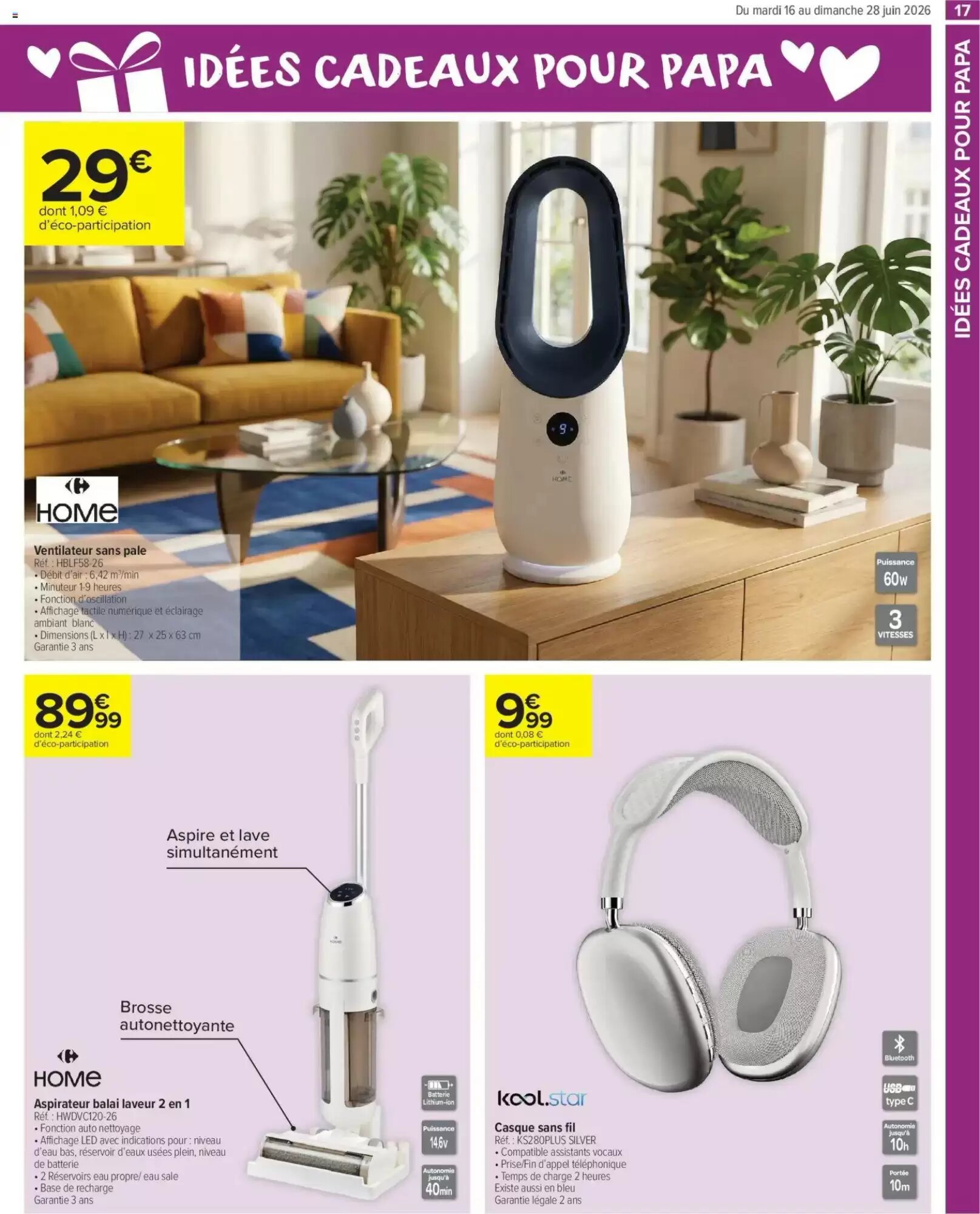 Prospectus promotionnel Carrefour valable à partir du 16/06/2026 - Page 17.