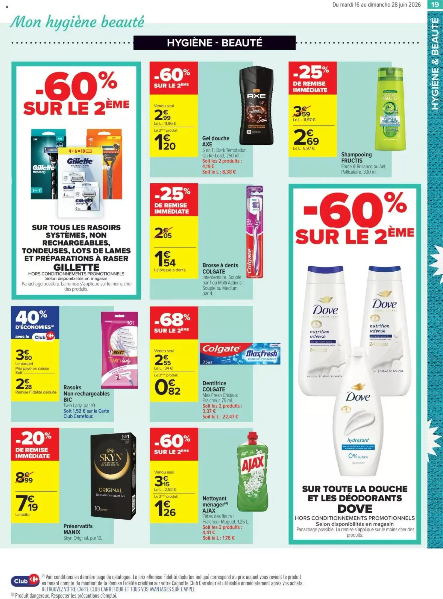 Prospectus promotionnel Carrefour valable à partir du 16/06/2026 - Page 19.