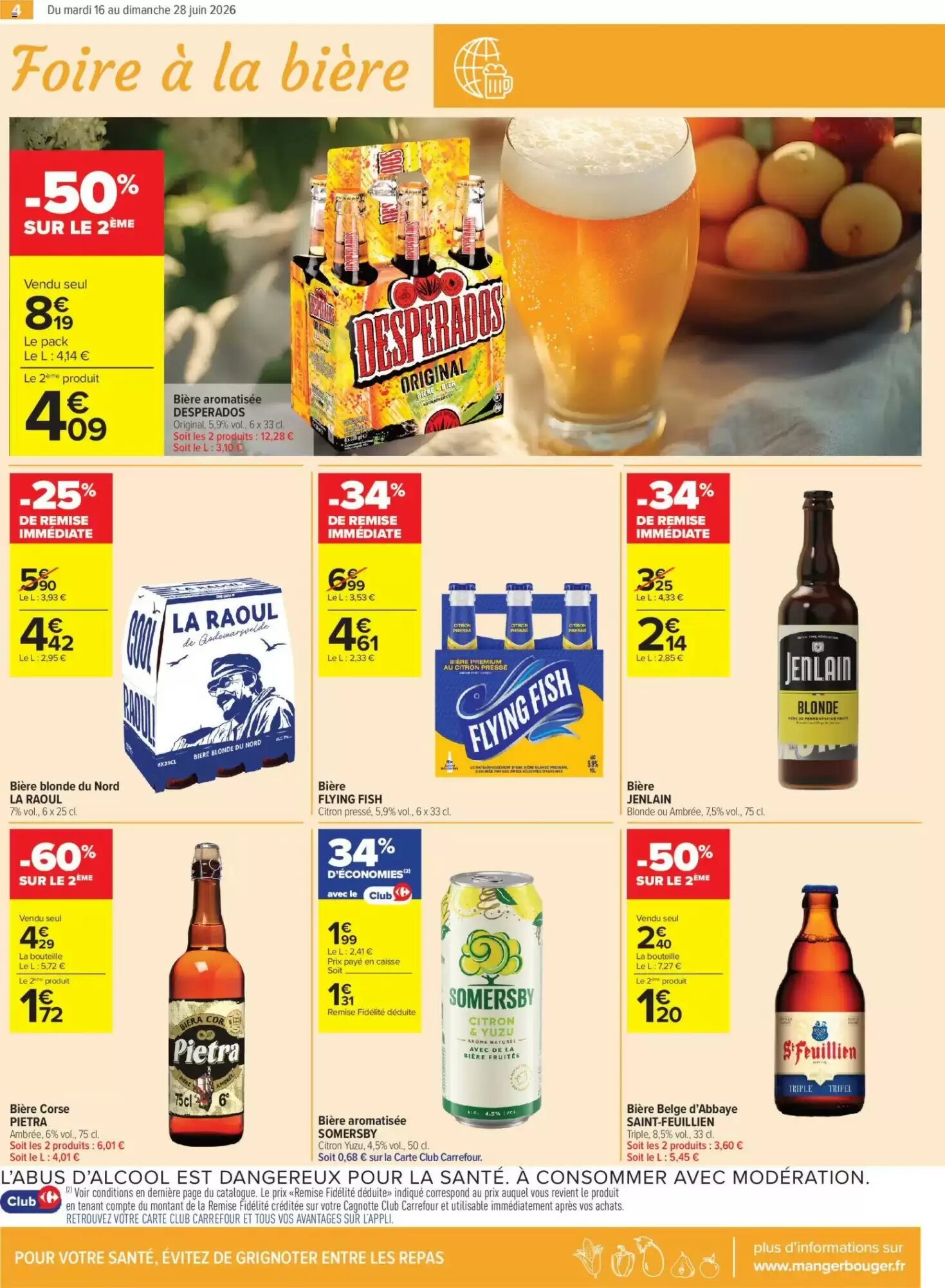 Prospectus promotionnel Carrefour valable à partir du 16/06/2026 - Page 4.