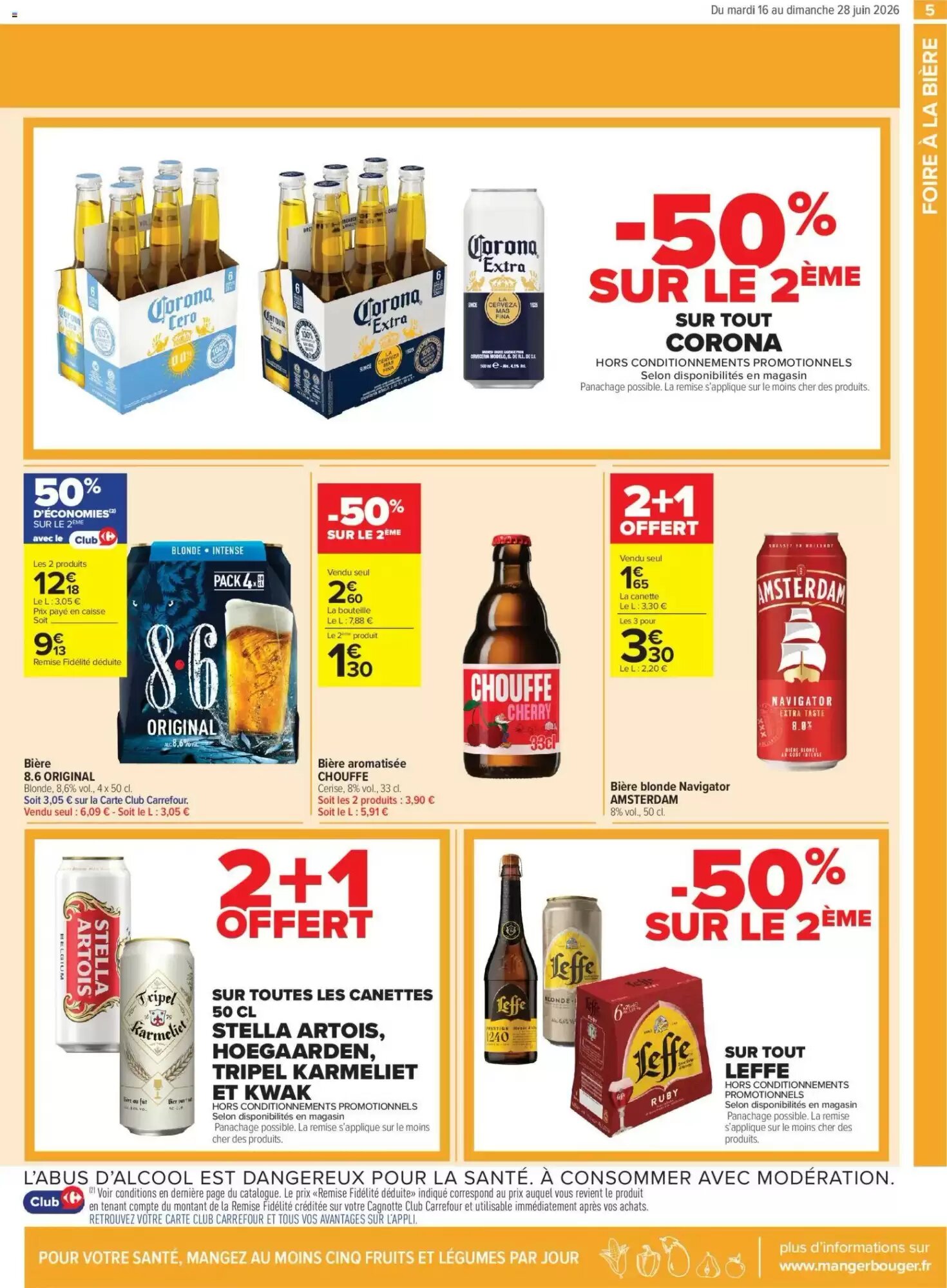 Prospectus promotionnel Carrefour valable à partir du 16/06/2026 - Page 5.