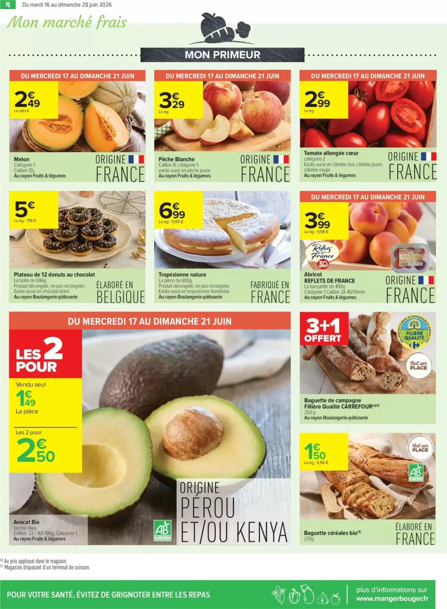 Prospectus promotionnel Carrefour valable à partir du 16/06/2026 - Page 8.