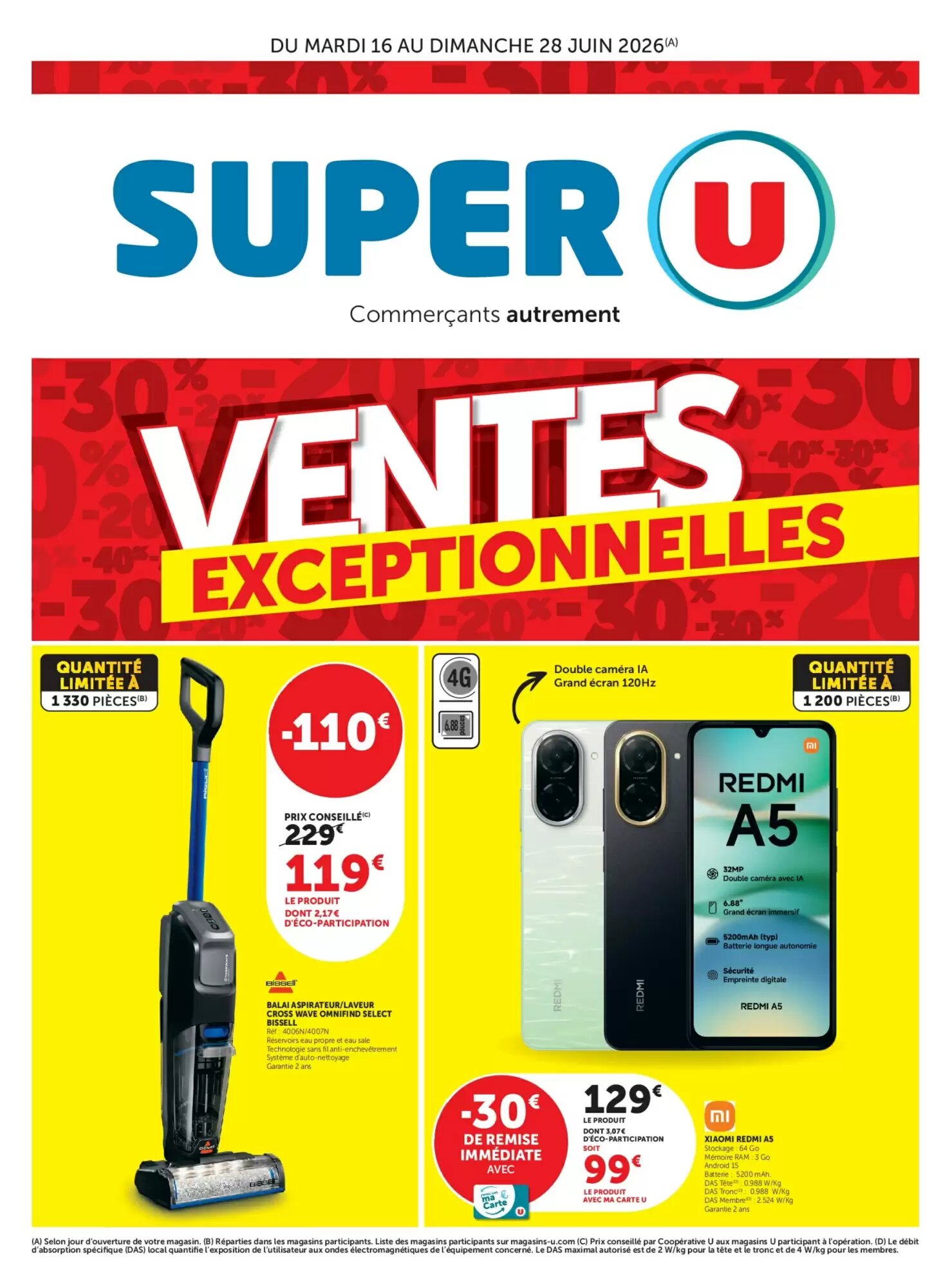 Prospectus promotionnel Super U valable à partir du 16/06/2026 - Page 1.