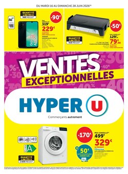 Prospectus promotionnel Hyper U valable à partir du 16/06/2026