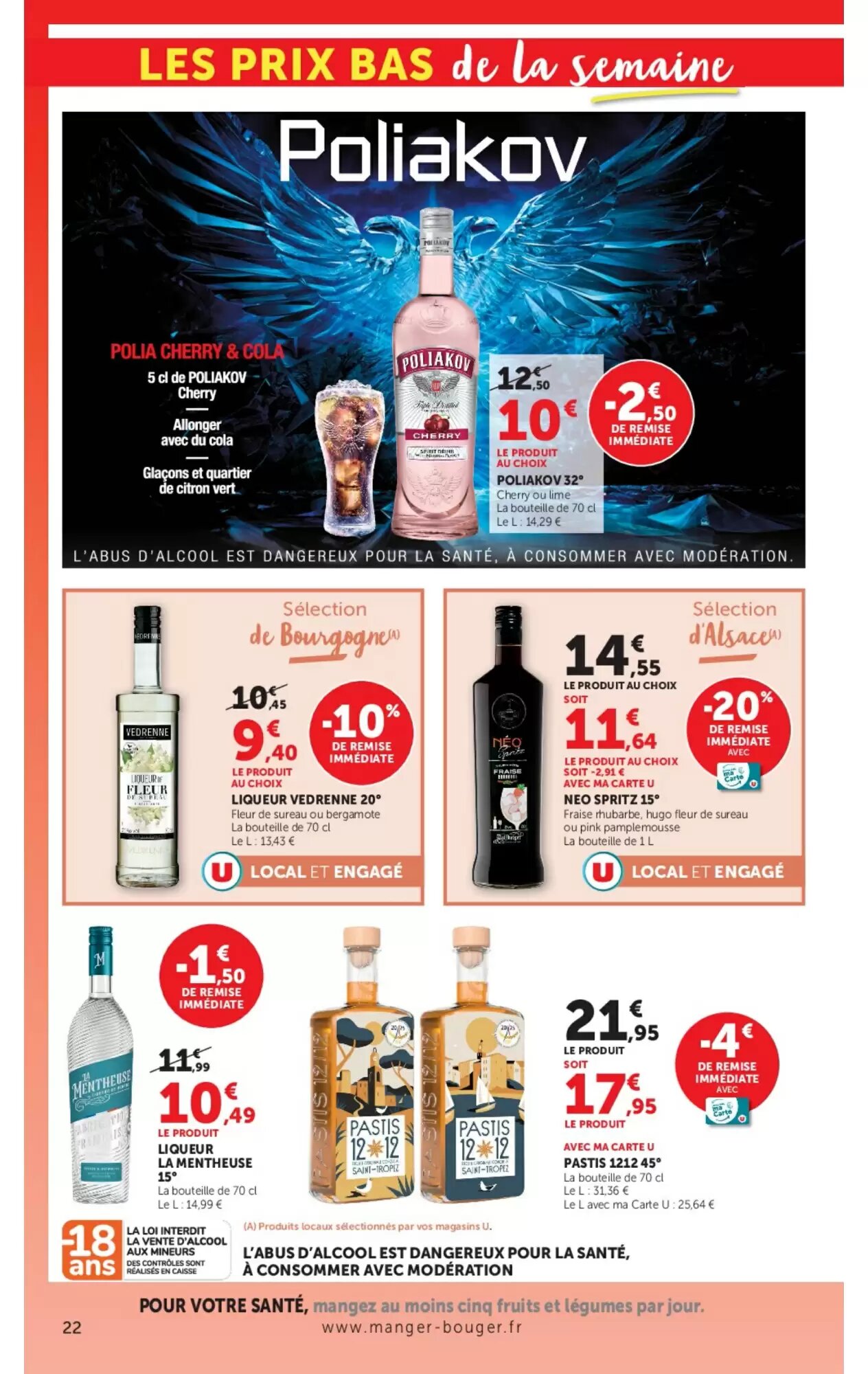 Prospectus promotionnel Super U valable à partir du 16/06/2026 - Page 22.
