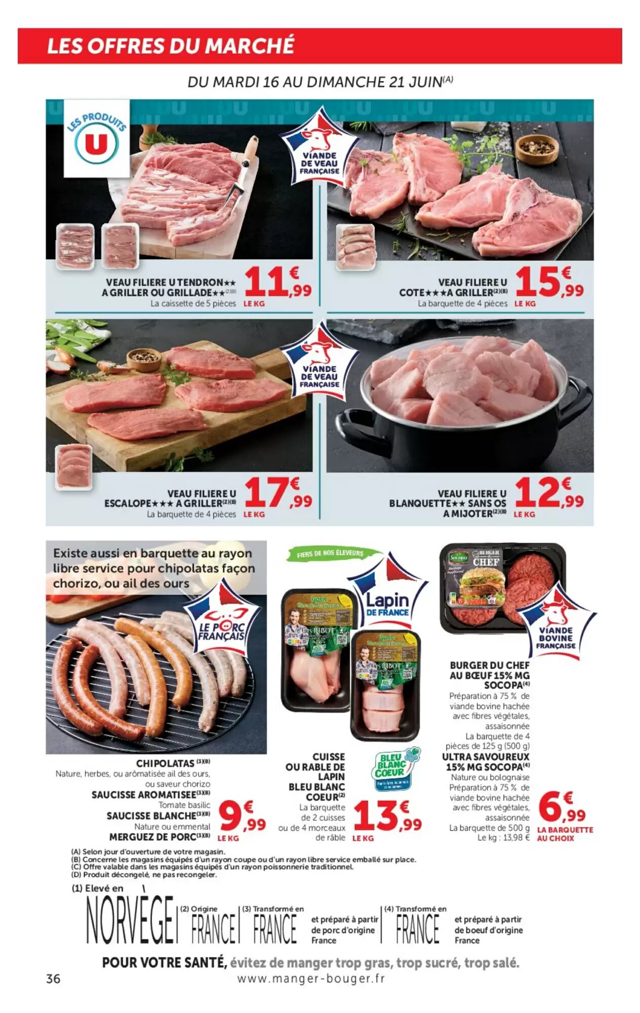 Prospectus promotionnel Super U valable à partir du 16/06/2026 - Page 36.