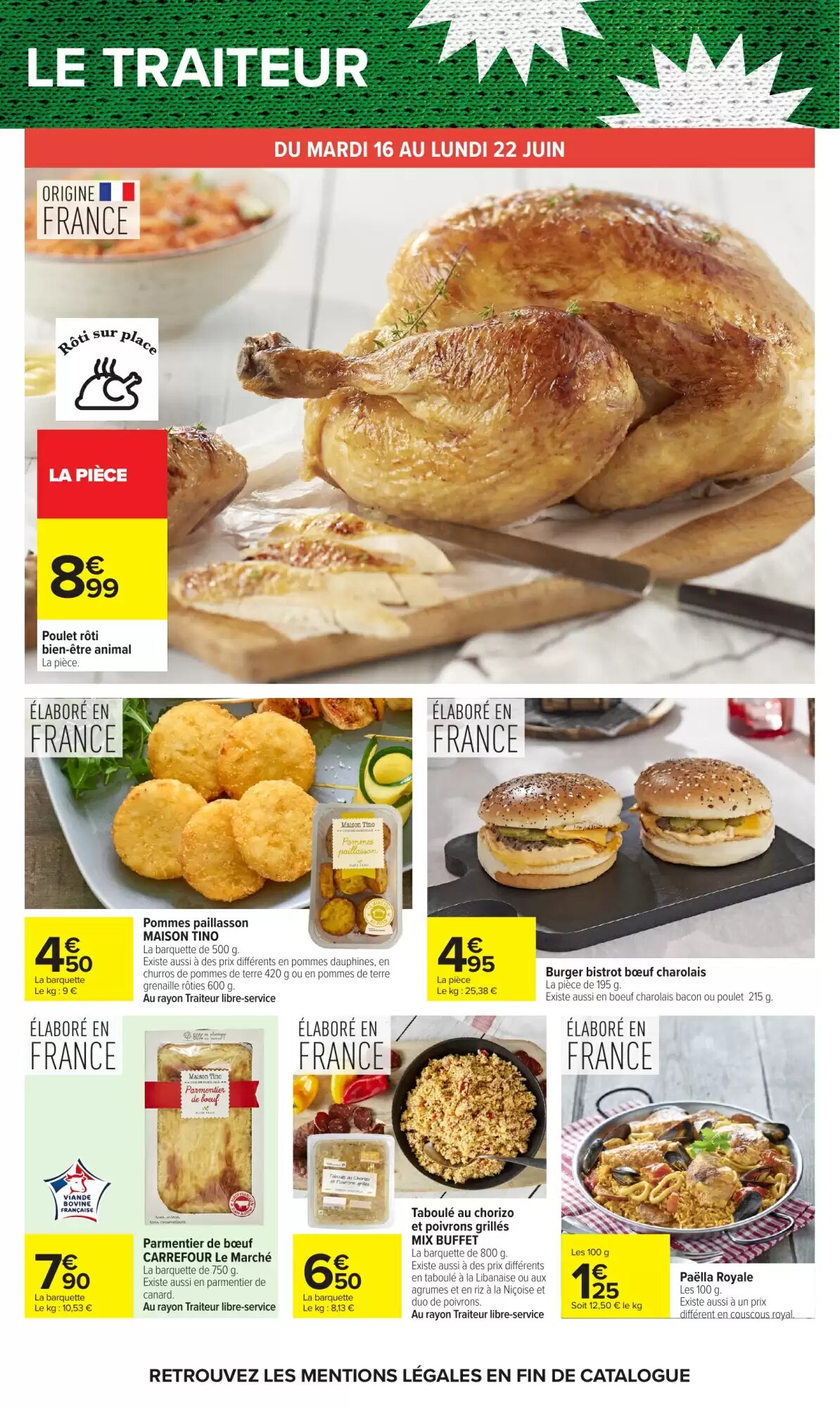 Prospectus promotionnel Carrefour valable à partir du 16/06/2026 - Page 28.