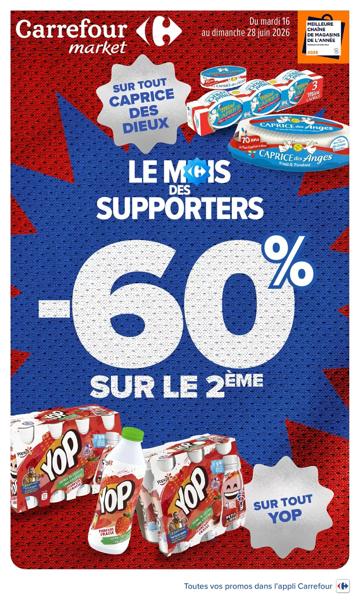 Prospectus promotionnel Carrefour Market valable à partir du 16/06/2026 - Page 1.
