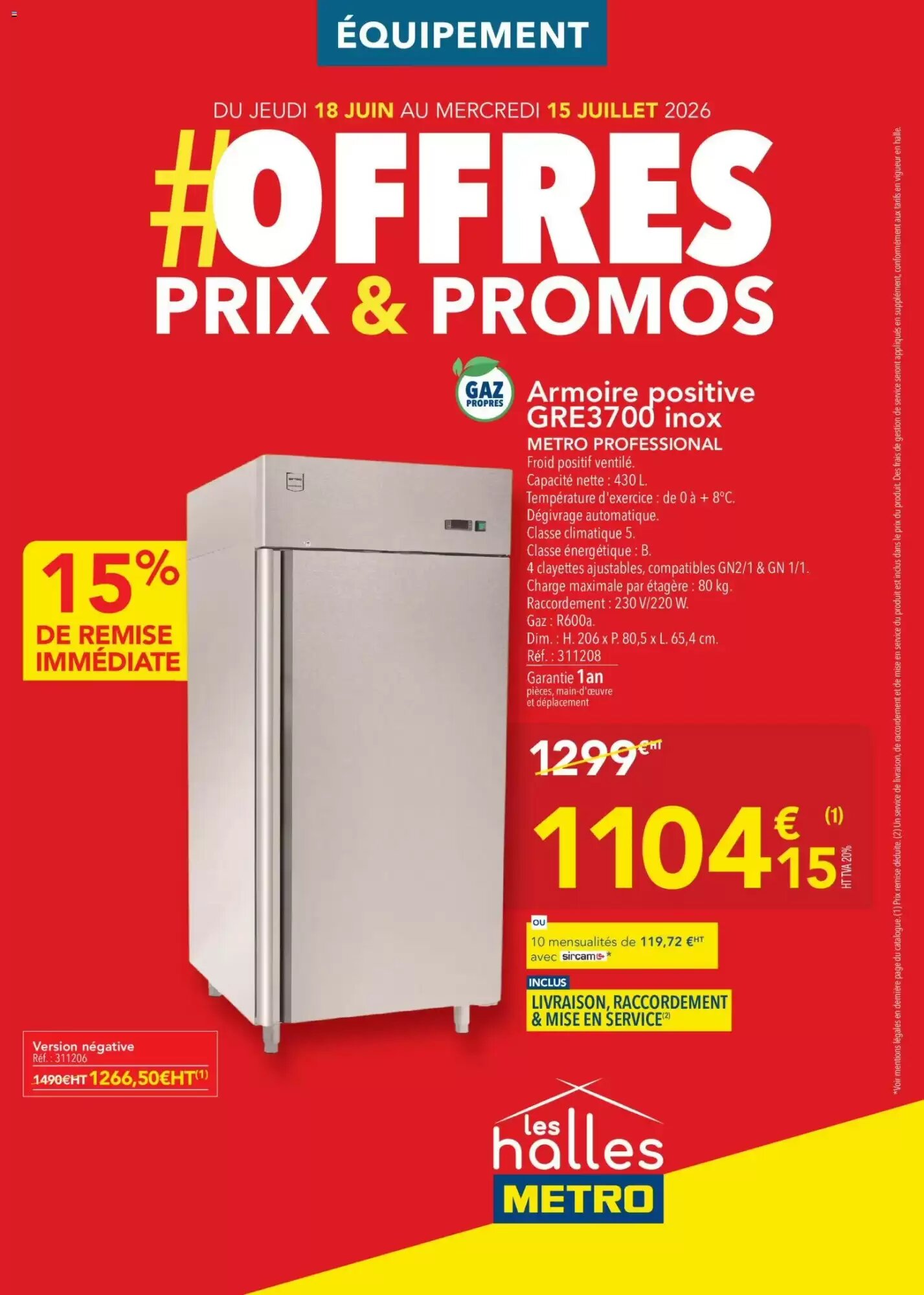 Prospectus promotionnel METRO valable à partir du 18/06/2026 - Page 1.