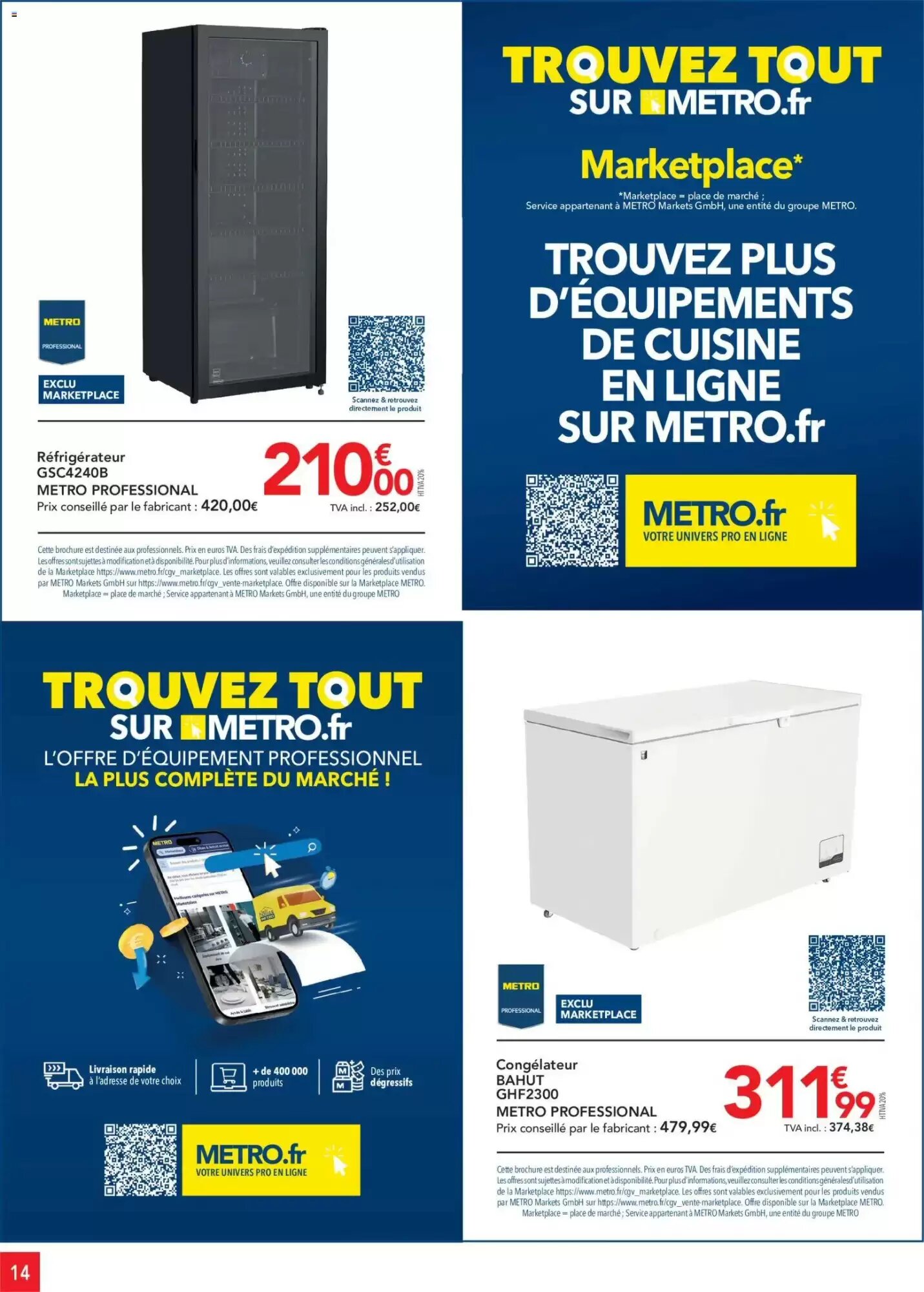 Prospectus promotionnel METRO valable à partir du 18/06/2026 - Page 14.
