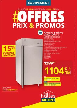 Prospectus promotionnel METRO valable à partir du 18/06/2026
