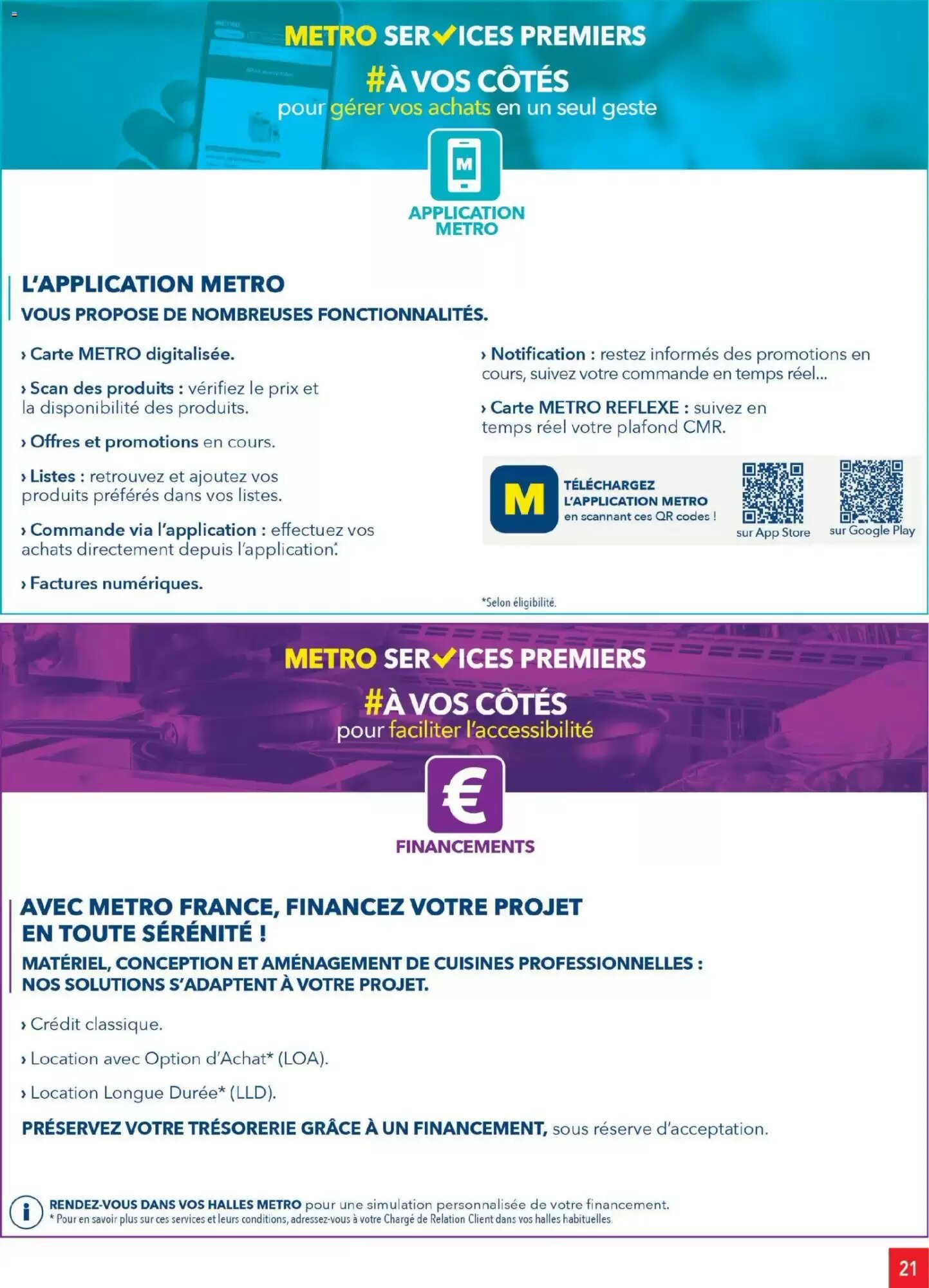 Prospectus promotionnel METRO valable à partir du 18/06/2026 - Page 21.