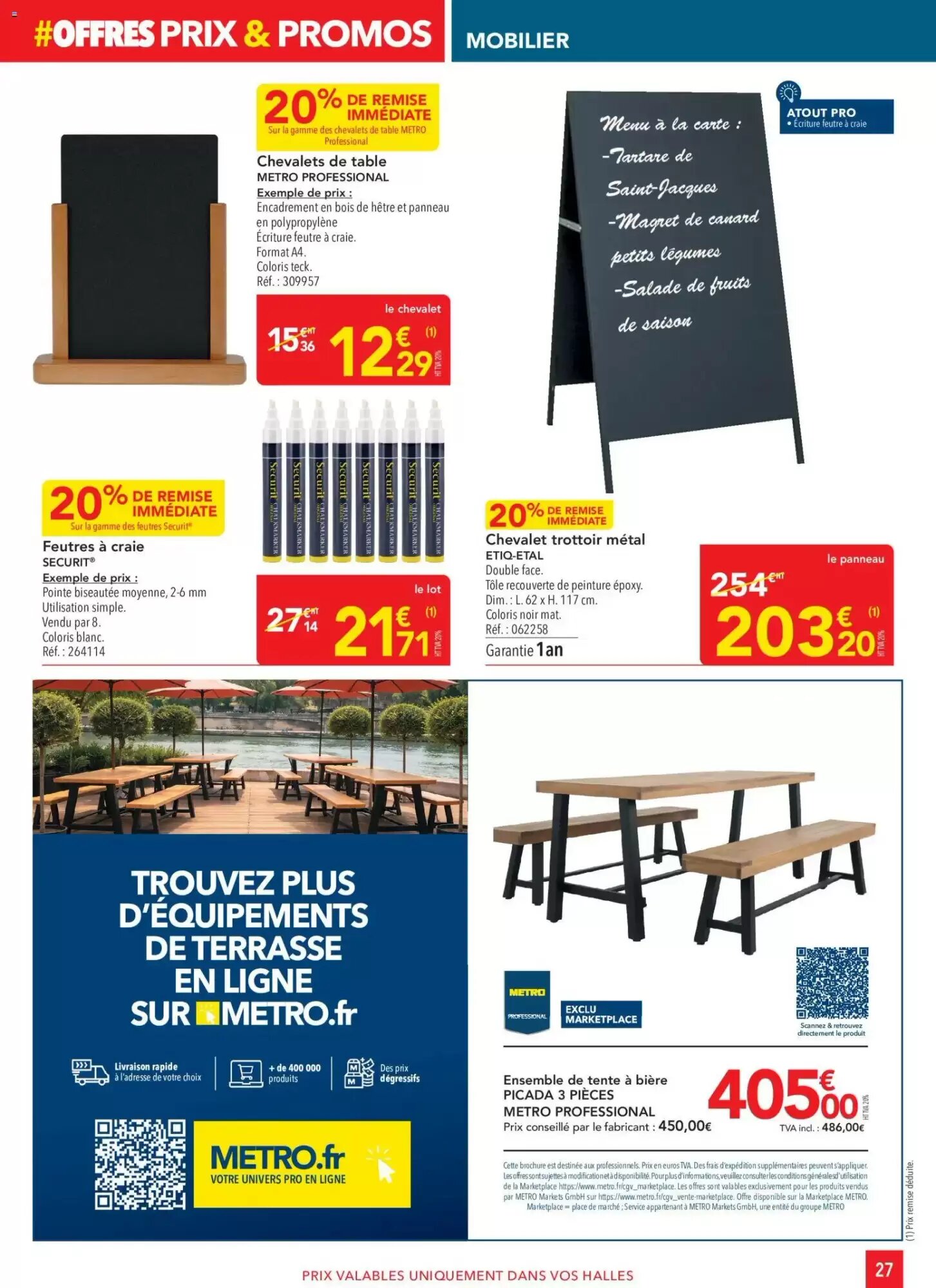 Prospectus promotionnel METRO valable à partir du 18/06/2026 - Page 27.
