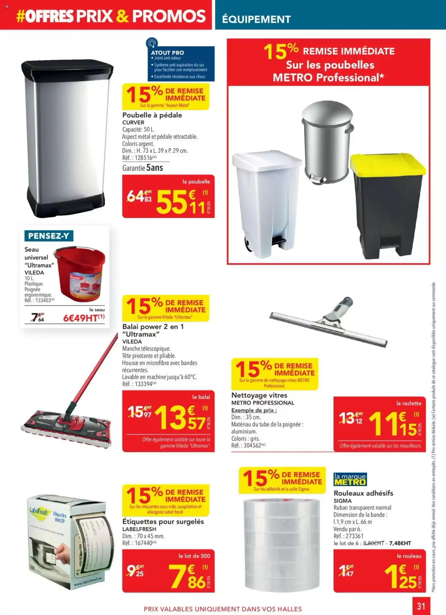 Prospectus promotionnel METRO valable à partir du 18/06/2026 - Page 31.