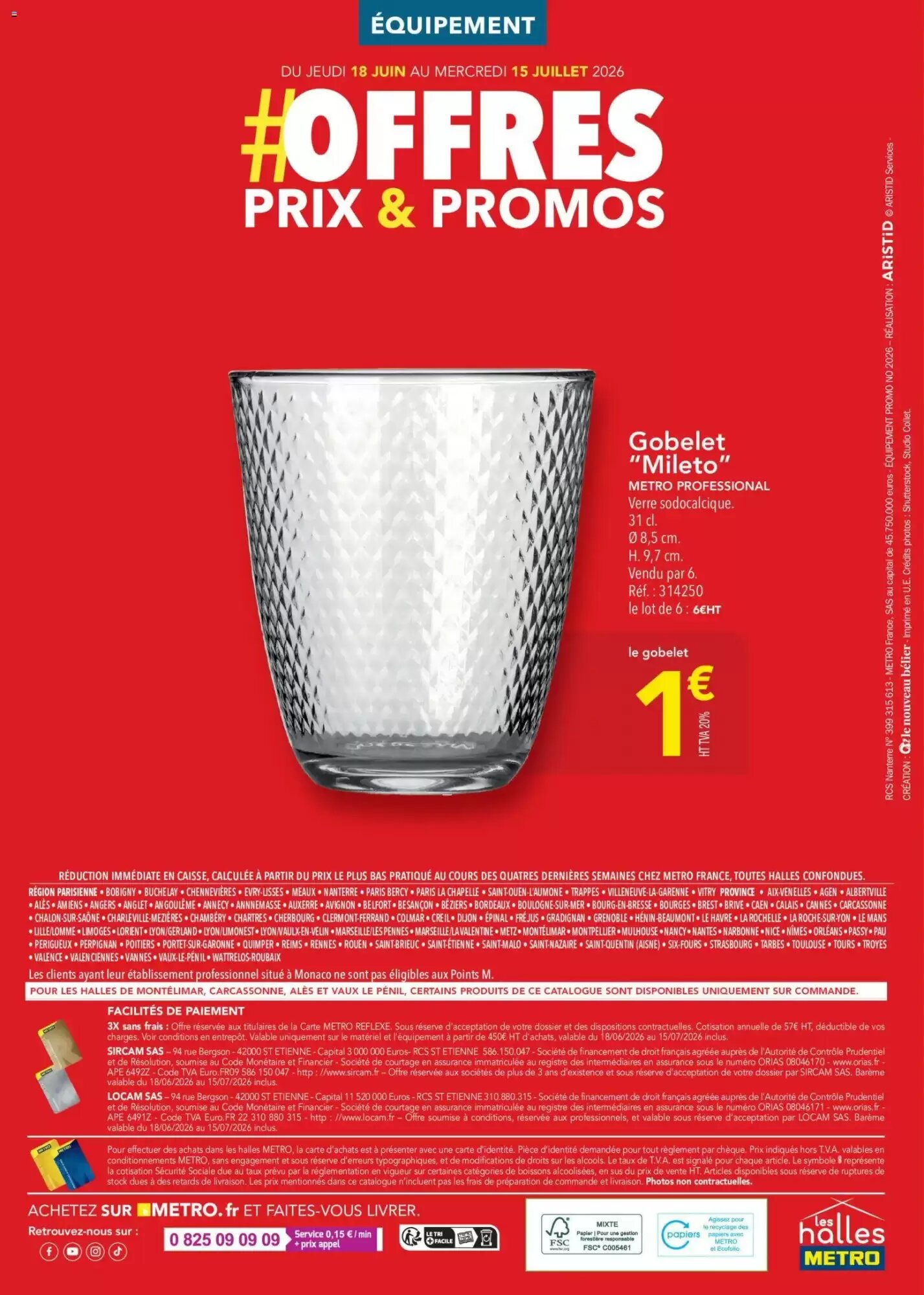 Prospectus promotionnel METRO valable à partir du 18/06/2026 - Page 32.