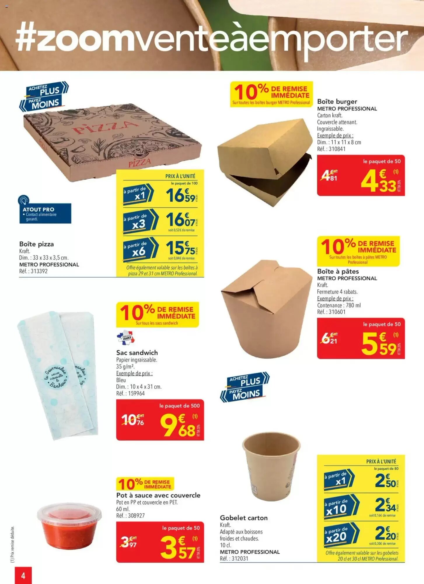 Prospectus promotionnel METRO valable à partir du 18/06/2026 - Page 4.