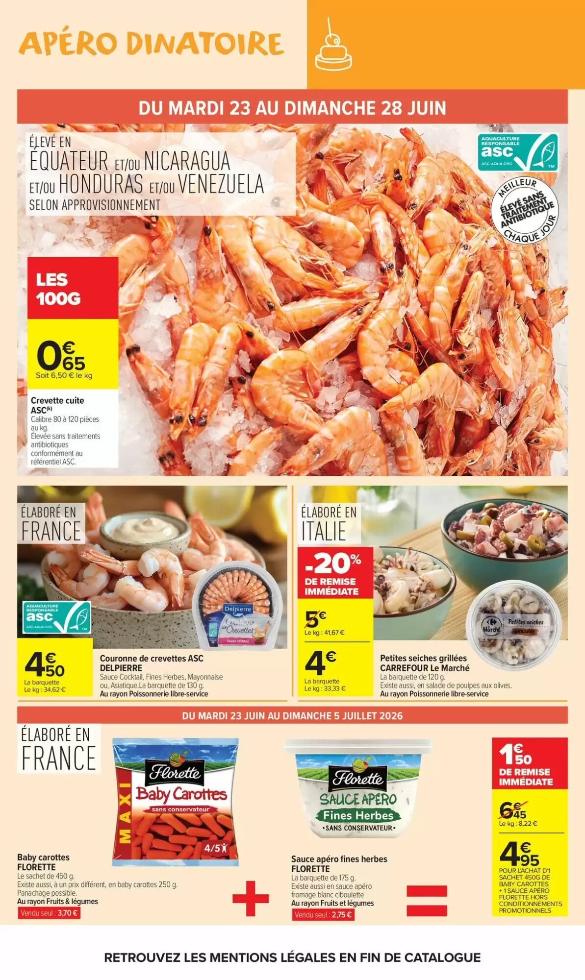 Prospectus promotionnel Carrefour valable à partir du 23/06/2026 - Page 11.