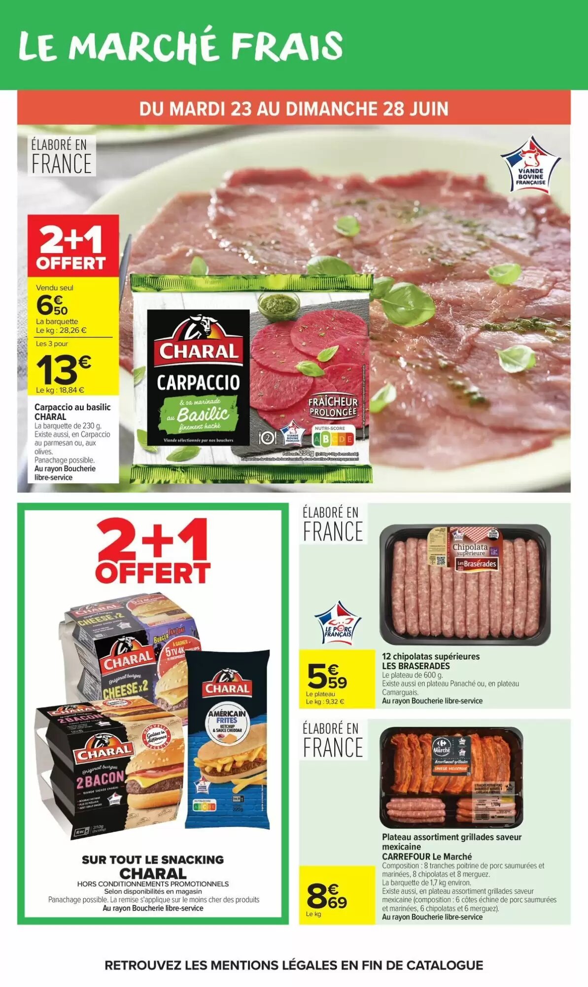 Prospectus promotionnel Carrefour valable à partir du 23/06/2026 - Page 28.