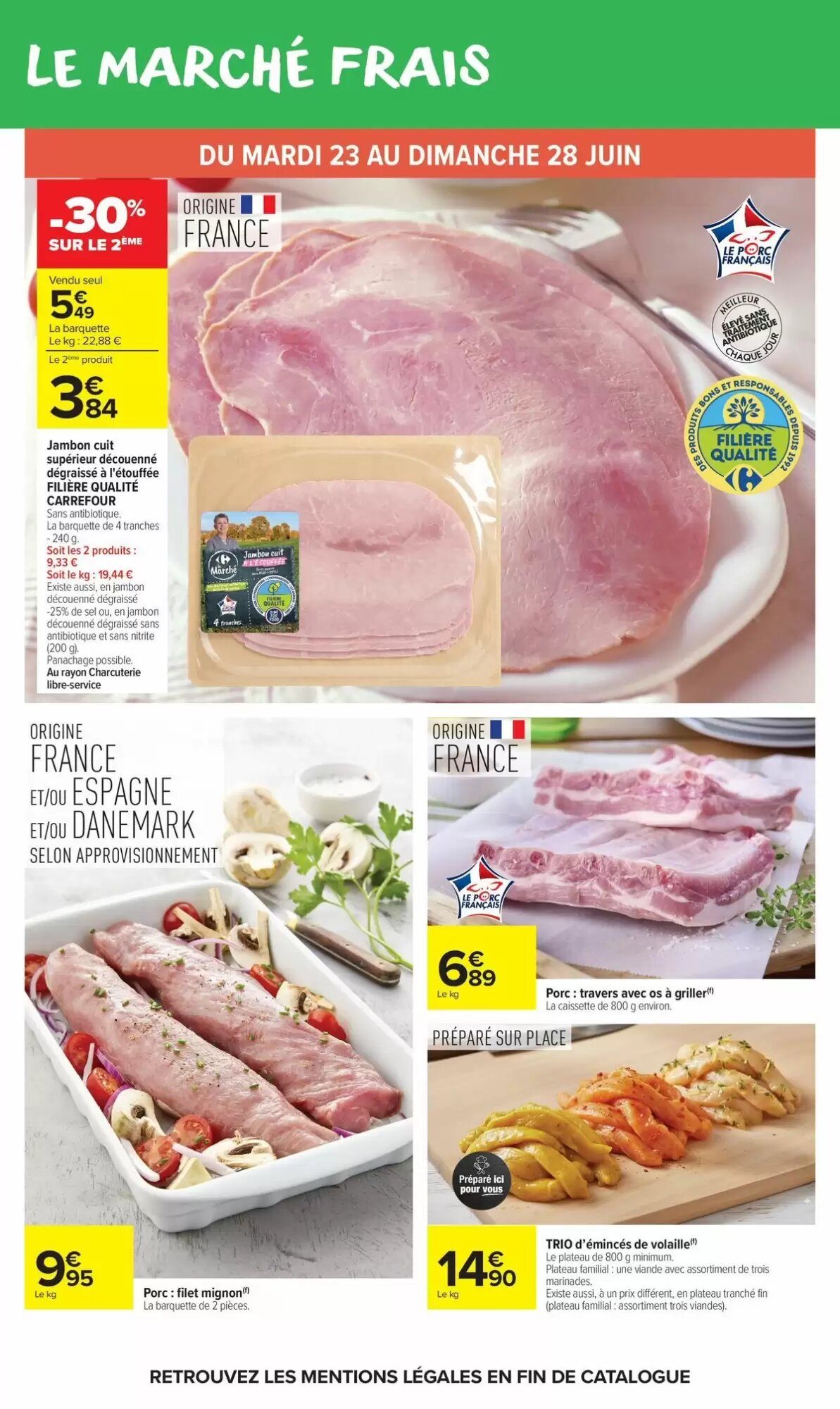 Prospectus promotionnel Carrefour valable à partir du 23/06/2026 - Page 29.