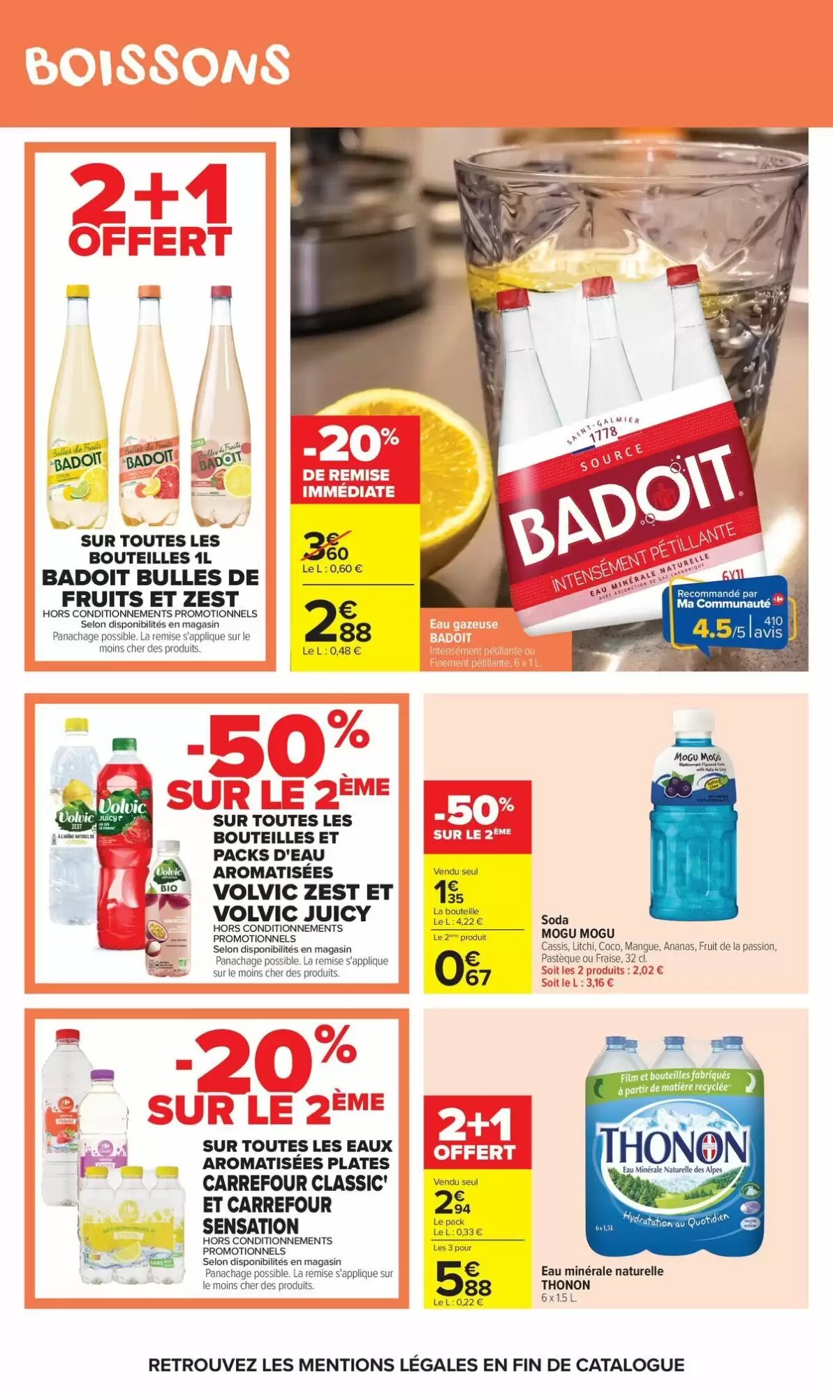 Prospectus promotionnel Carrefour valable à partir du 23/06/2026 - Page 45.