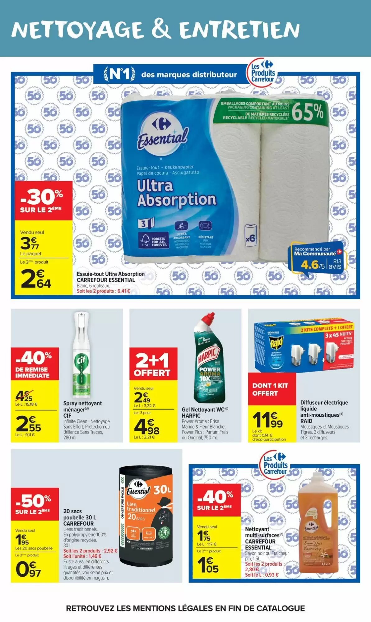 Prospectus promotionnel Carrefour valable à partir du 23/06/2026 - Page 50.