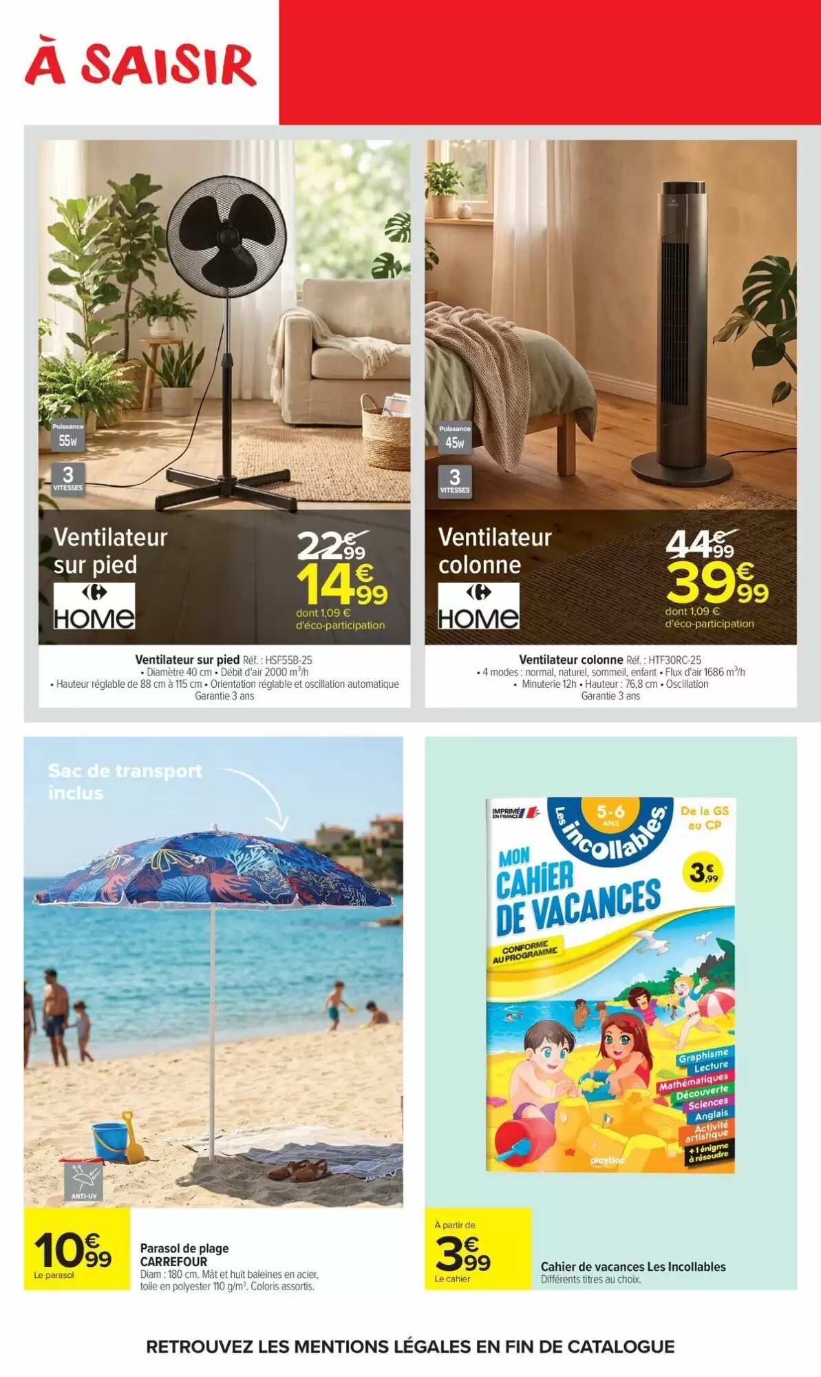 Prospectus promotionnel Carrefour valable à partir du 23/06/2026 - Page 58.