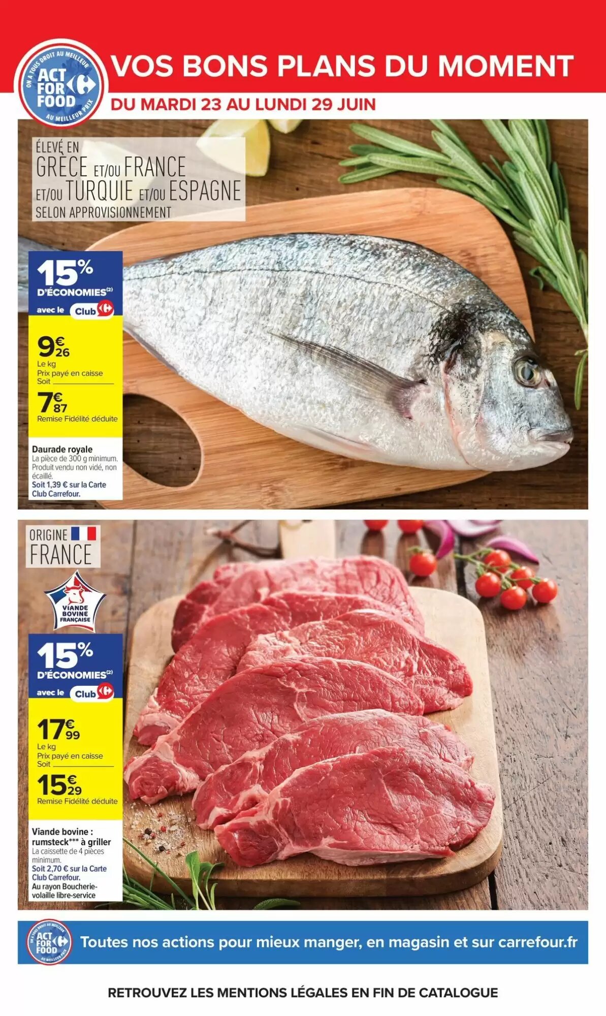 Prospectus promotionnel Carrefour valable à partir du 23/06/2026 - Page 29.