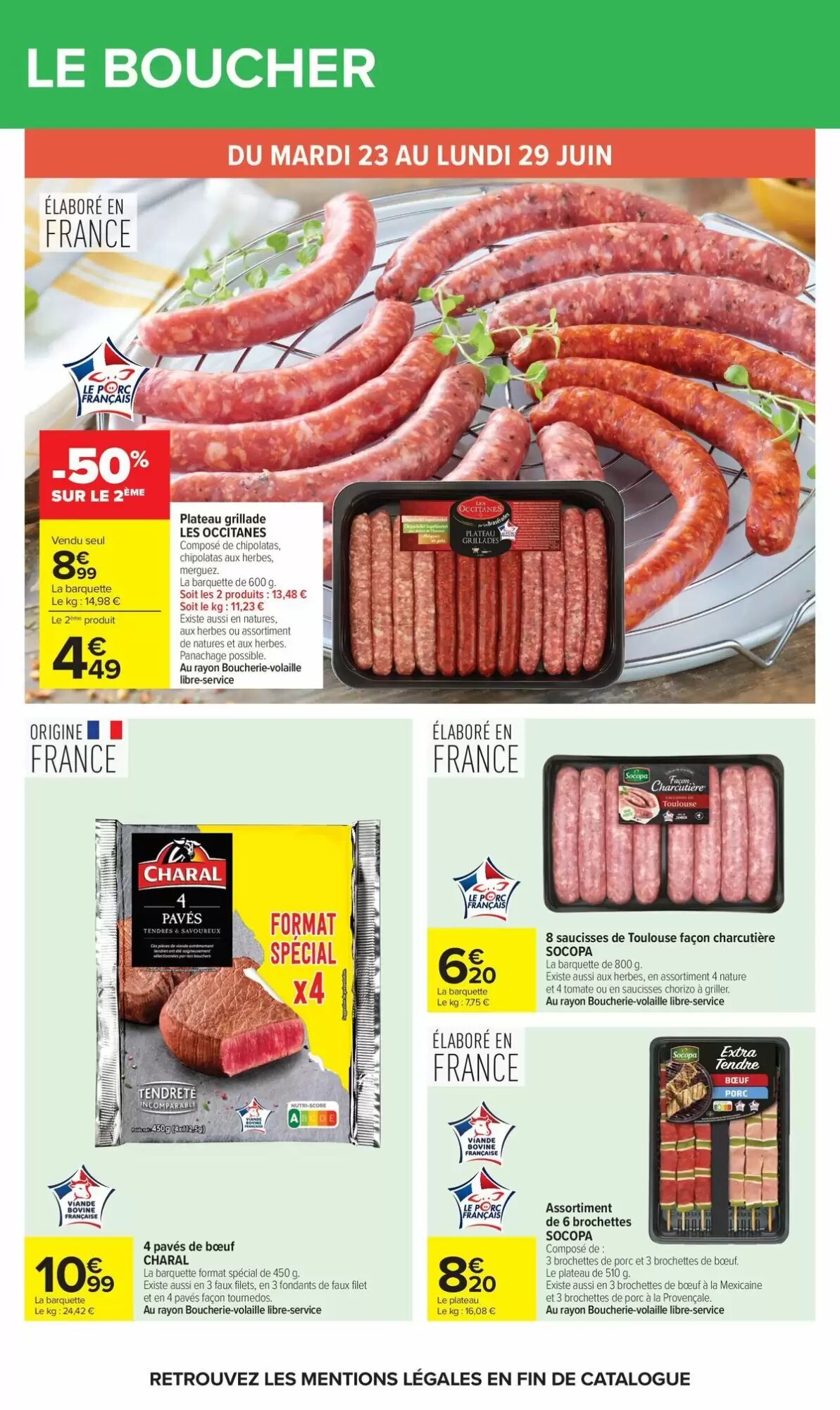 Prospectus promotionnel Carrefour valable à partir du 23/06/2026 - Page 30.