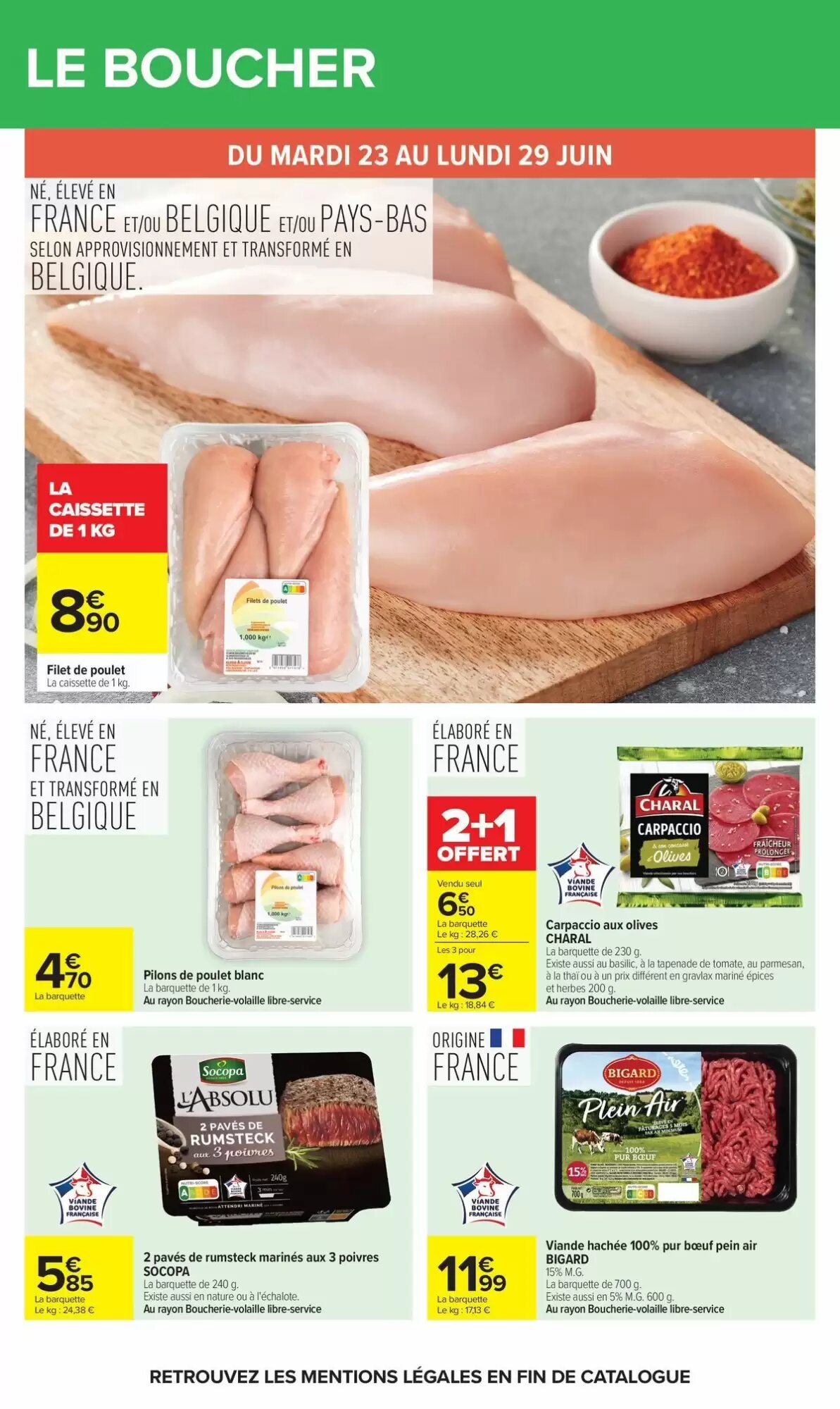 Prospectus promotionnel Carrefour valable à partir du 23/06/2026 - Page 31.