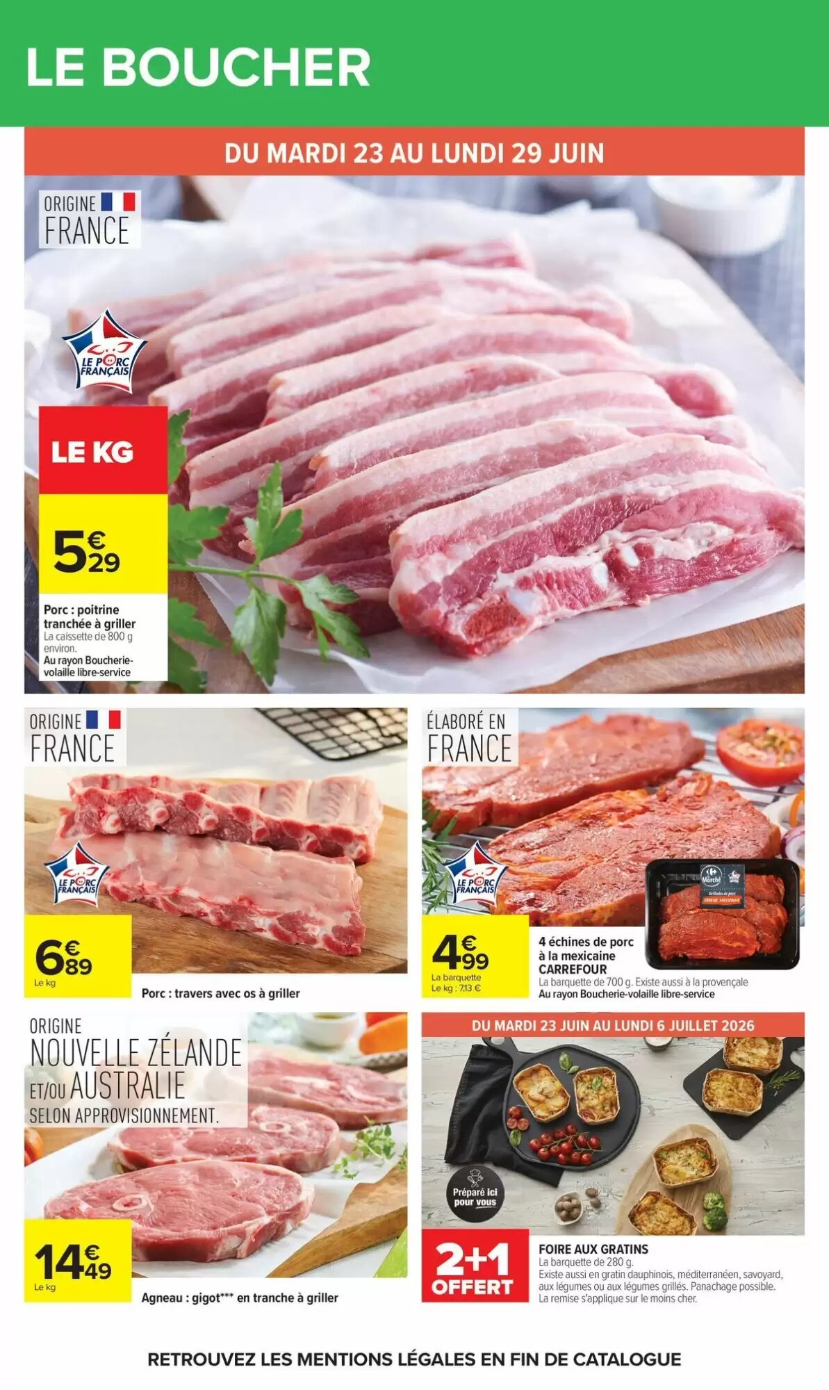 Prospectus promotionnel Carrefour valable à partir du 23/06/2026 - Page 32.