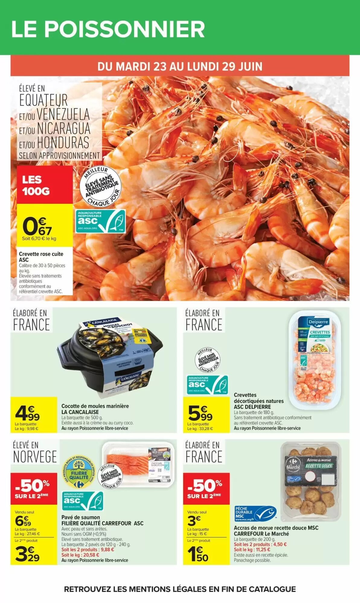 Prospectus promotionnel Carrefour valable à partir du 23/06/2026 - Page 33.