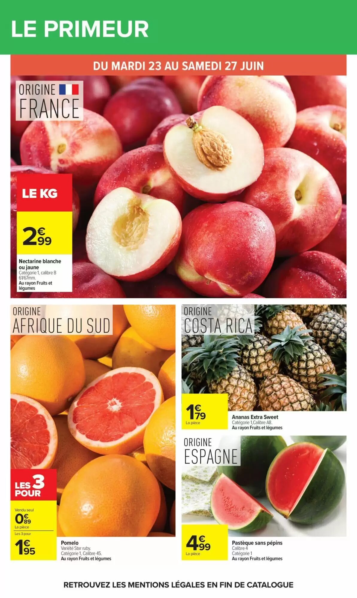 Prospectus promotionnel Carrefour valable à partir du 23/06/2026 - Page 36.