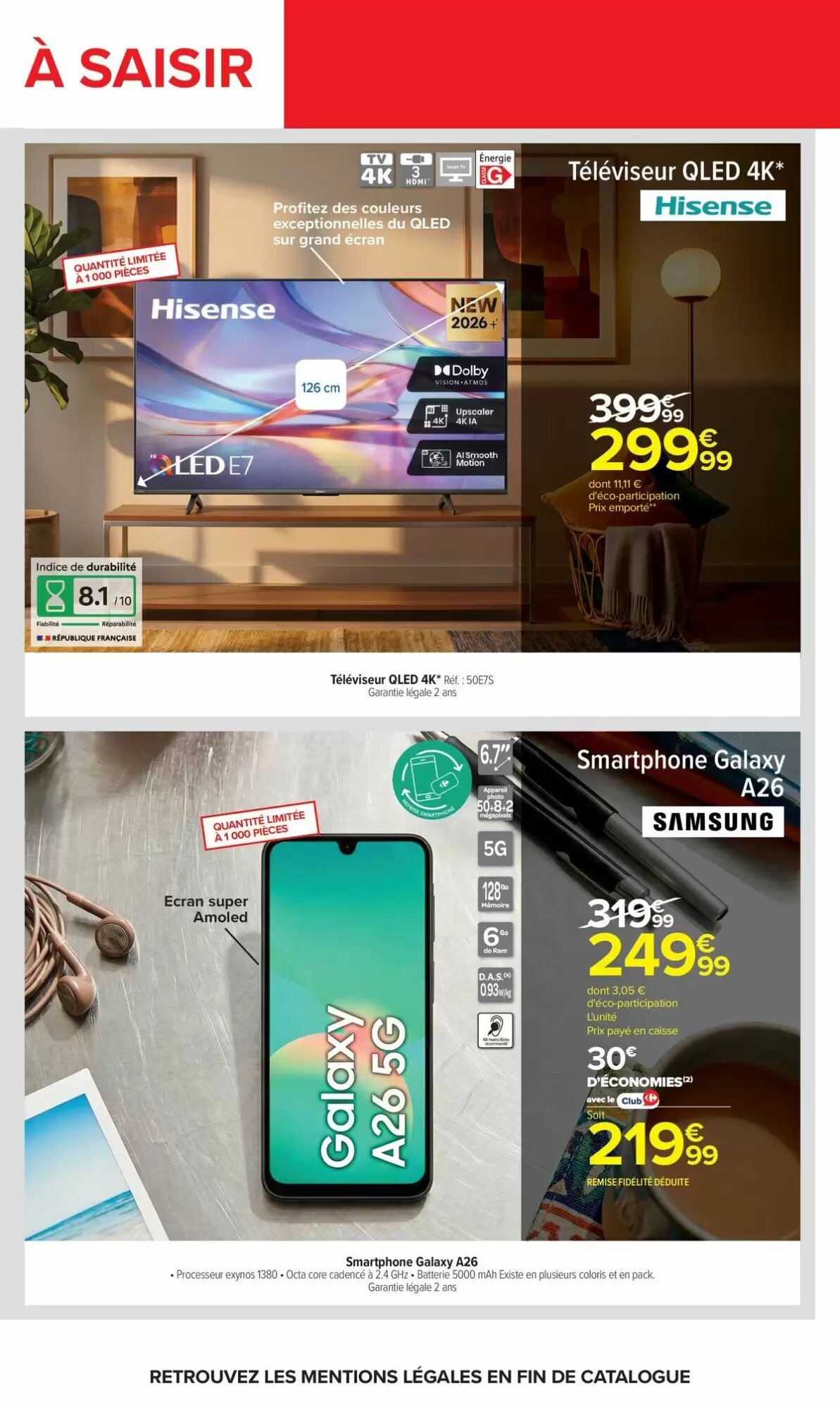 Prospectus promotionnel Carrefour valable à partir du 23/06/2026 - Page 77.