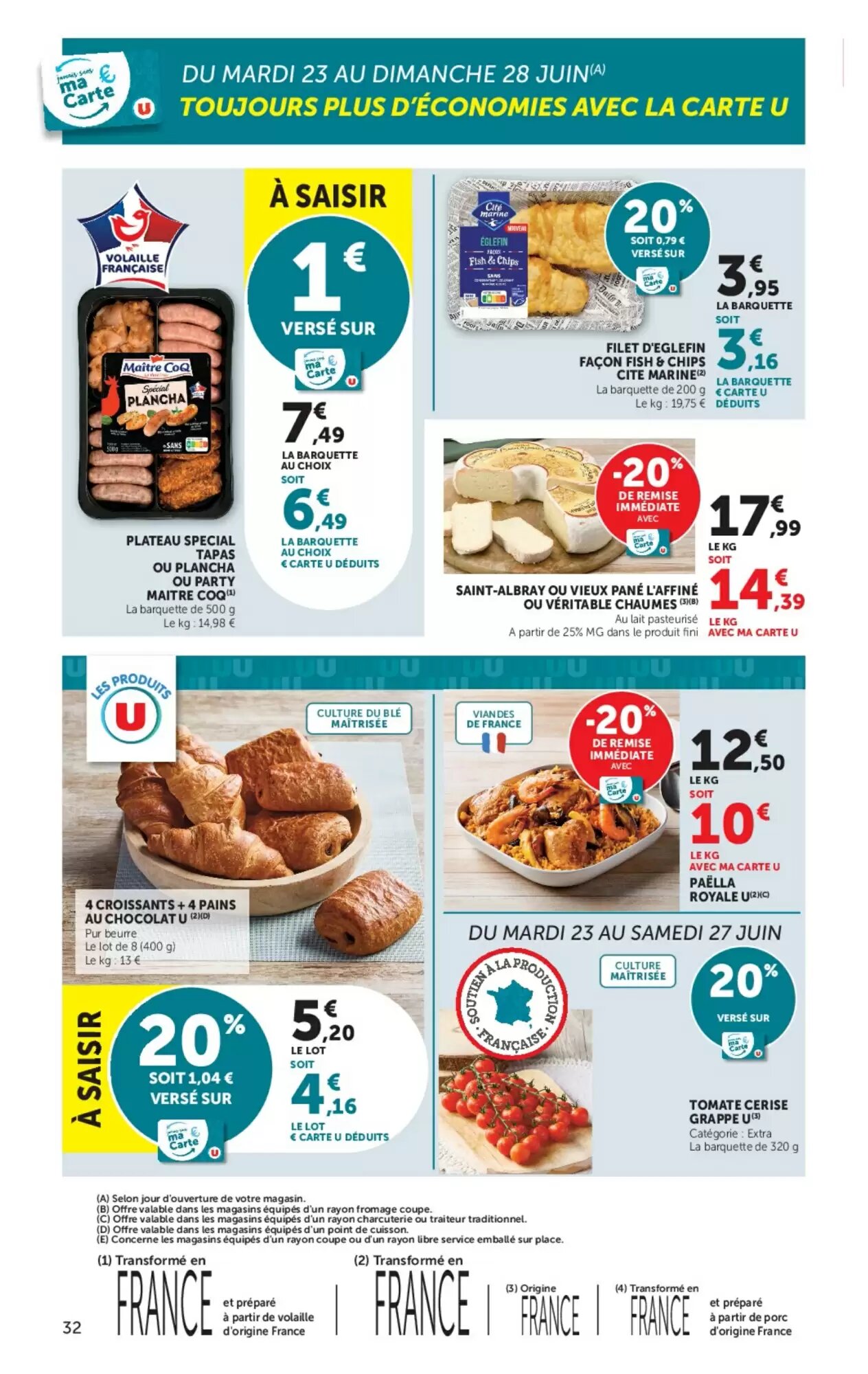 Prospectus promotionnel Hyper U valable à partir du 23/06/2026 - Page 32.