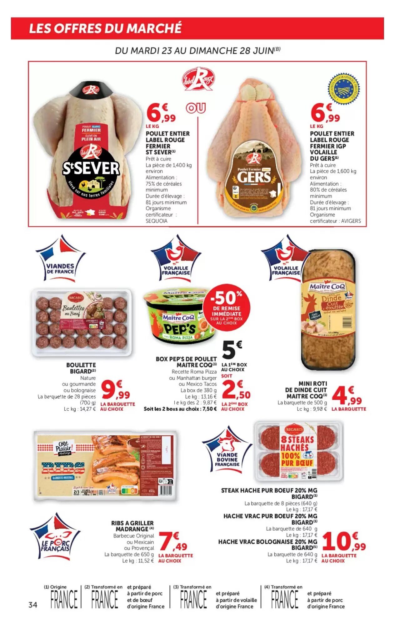 Prospectus promotionnel Hyper U valable à partir du 23/06/2026 - Page 34.