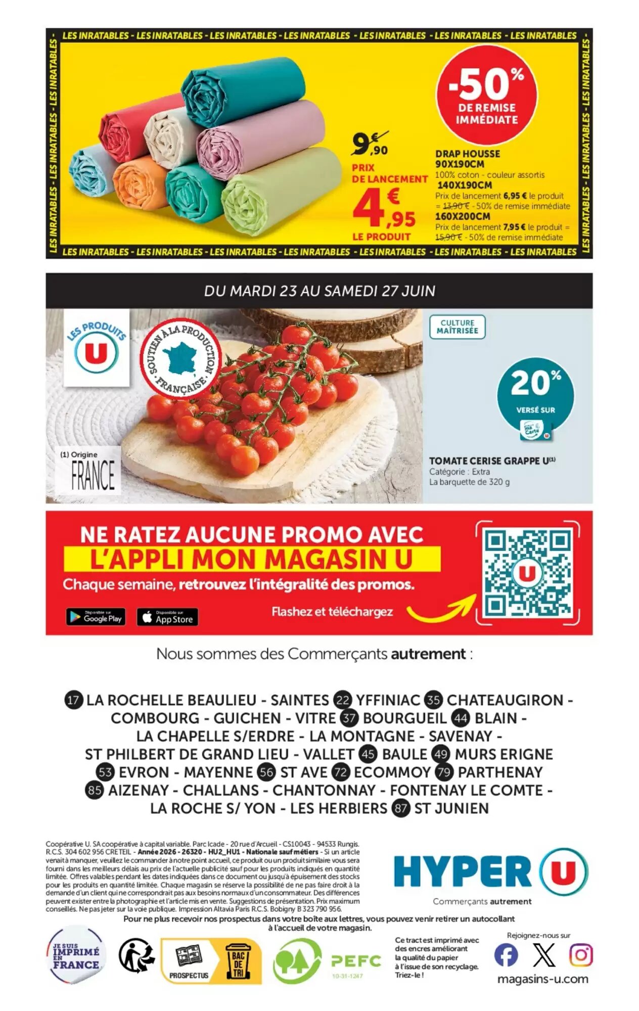 Prospectus promotionnel Hyper U valable à partir du 23/06/2026 - Page 48.