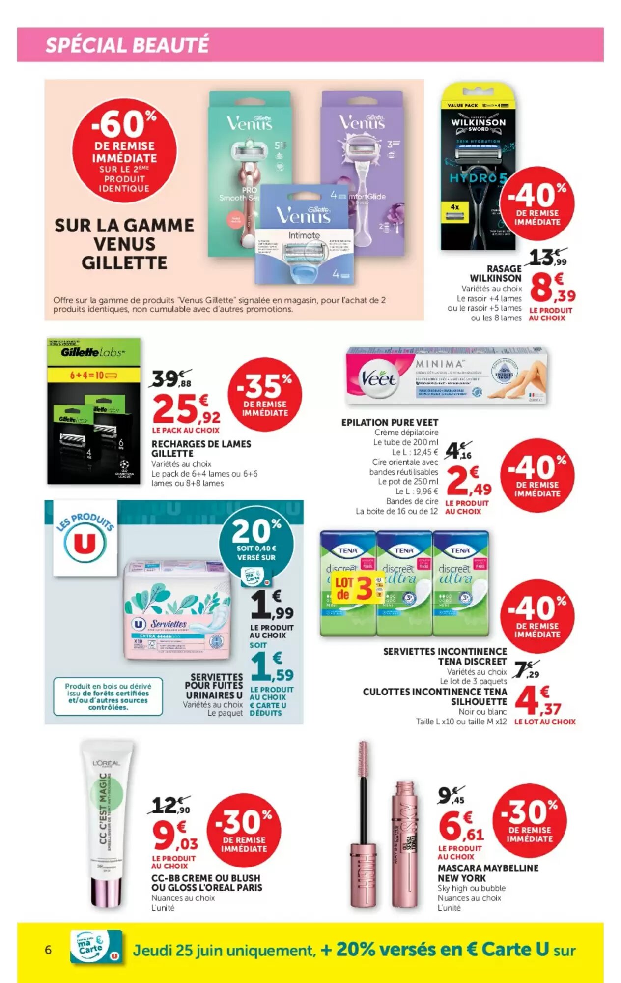 Prospectus promotionnel Hyper U valable à partir du 23/06/2026 - Page 6.