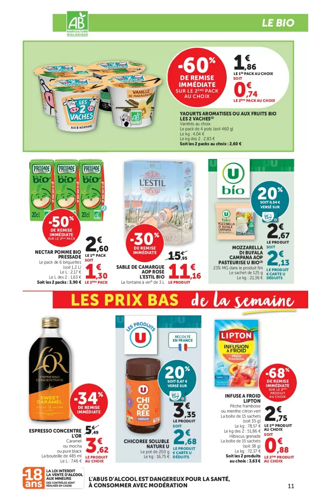 Prospectus promotionnel Super U valable à partir du 23/06/2026 - Page 11.