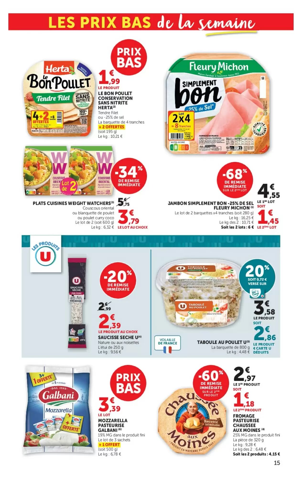 Prospectus promotionnel Super U valable à partir du 23/06/2026 - Page 15.