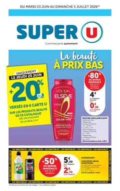 Prospectus promotionnel Super U valable à partir du 23/06/2026