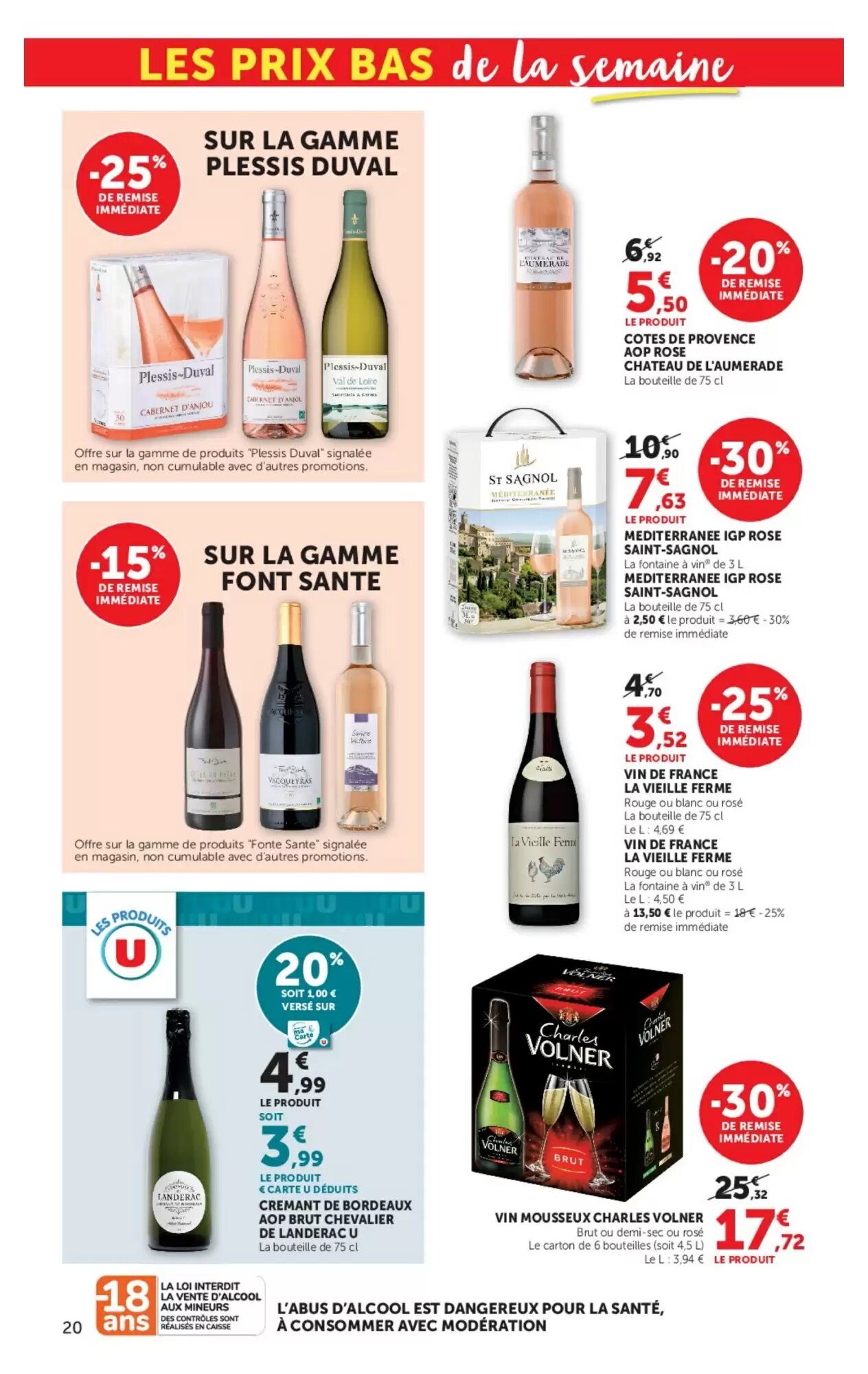 Prospectus promotionnel Super U valable à partir du 23/06/2026 - Page 20.
