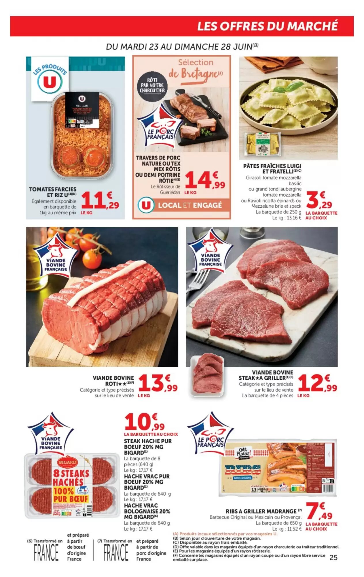 Prospectus promotionnel Super U valable à partir du 23/06/2026 - Page 25.
