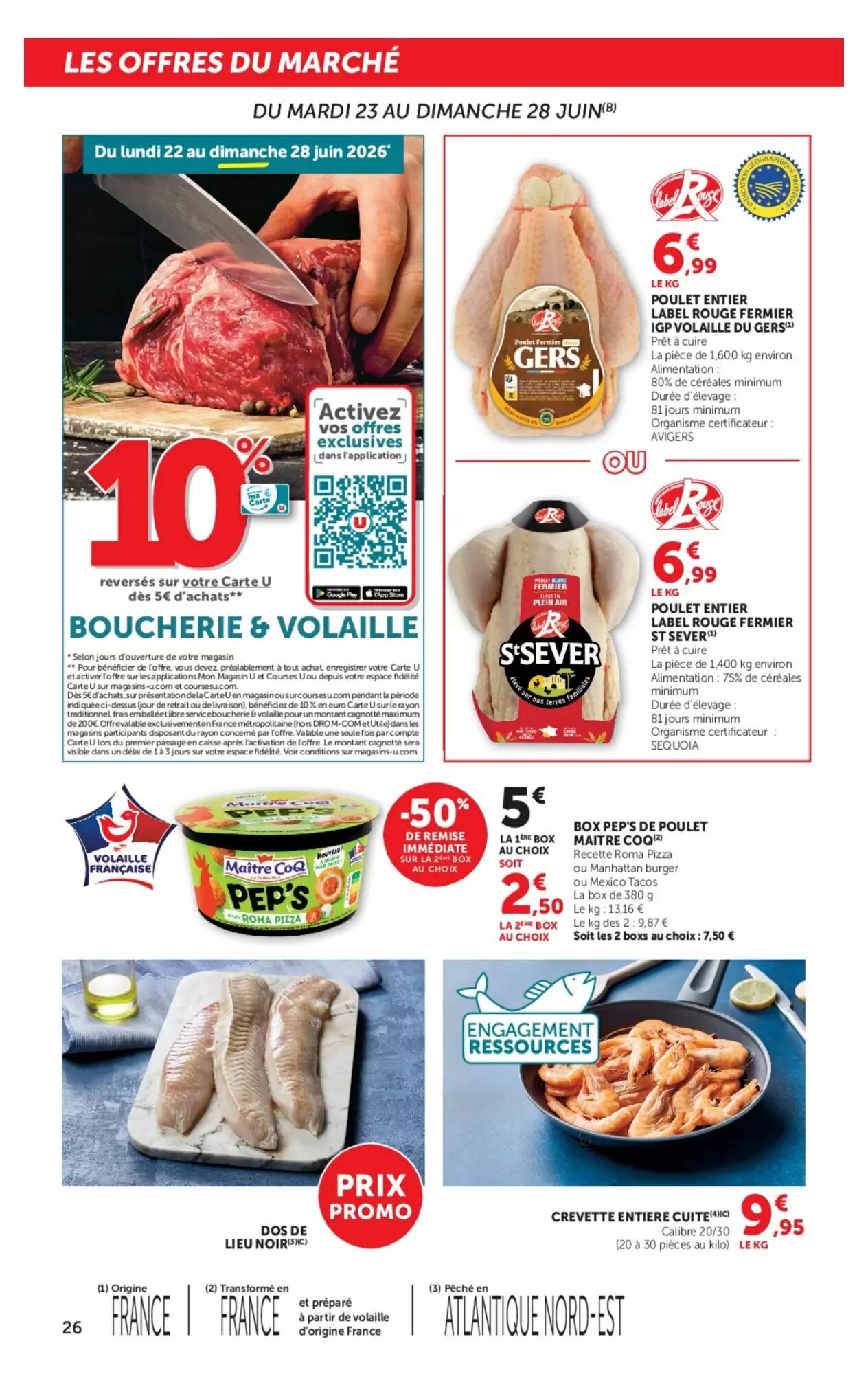 Prospectus promotionnel Super U valable à partir du 23/06/2026 - Page 26.