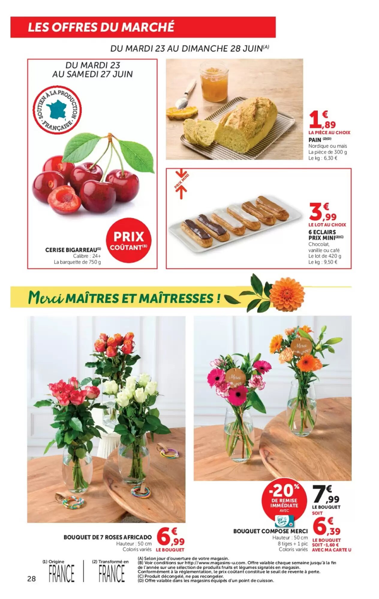 Prospectus promotionnel Super U valable à partir du 23/06/2026 - Page 28.