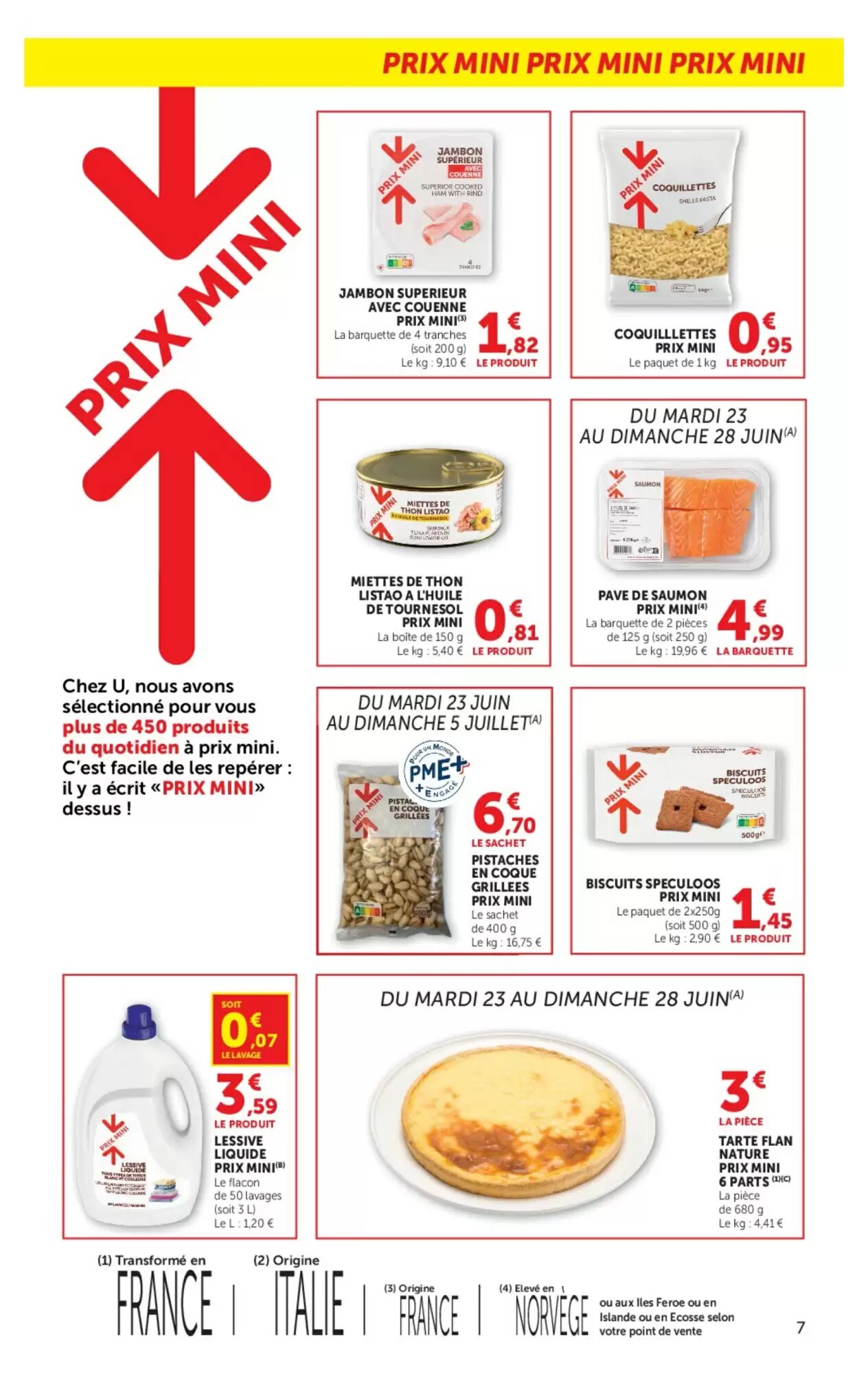 Prospectus promotionnel Super U valable à partir du 23/06/2026 - Page 7.