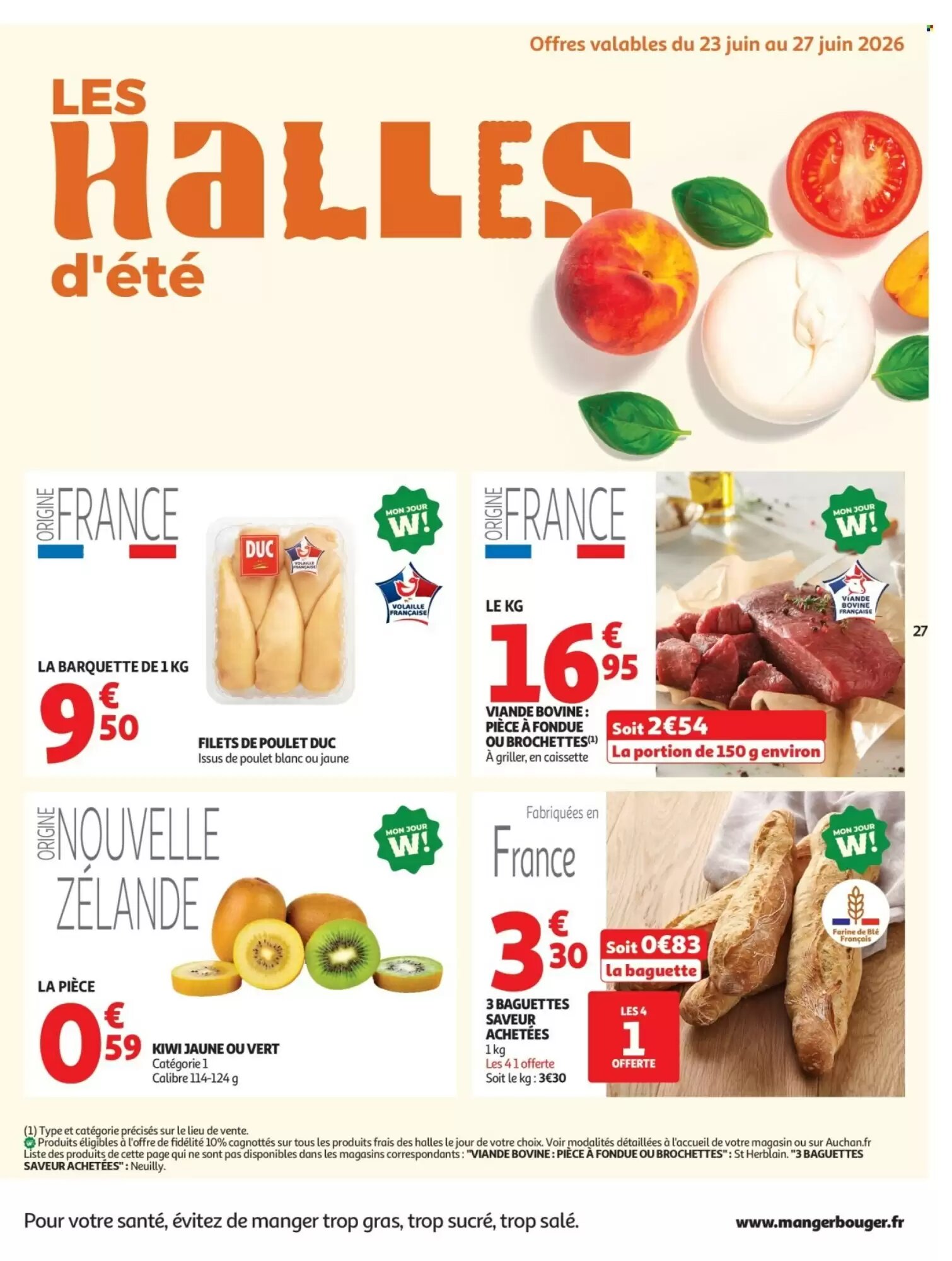 Prospectus promotionnel Auchan valable à partir du 23/06/2026 - Page 27.