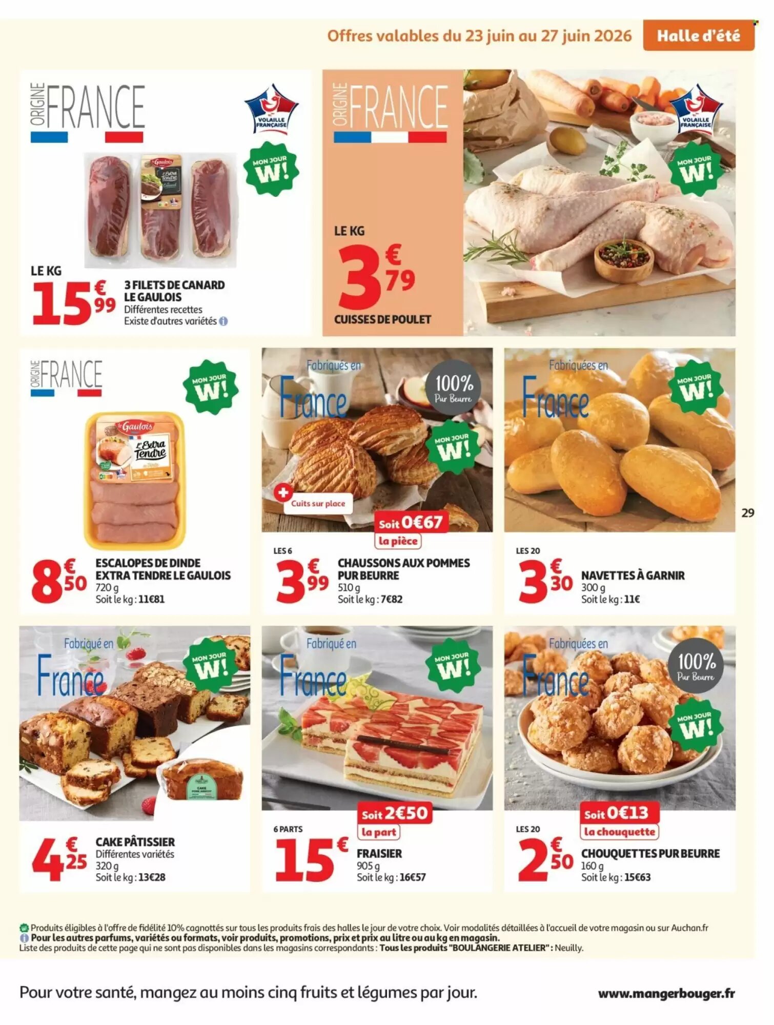 Prospectus promotionnel Auchan valable à partir du 23/06/2026 - Page 29.