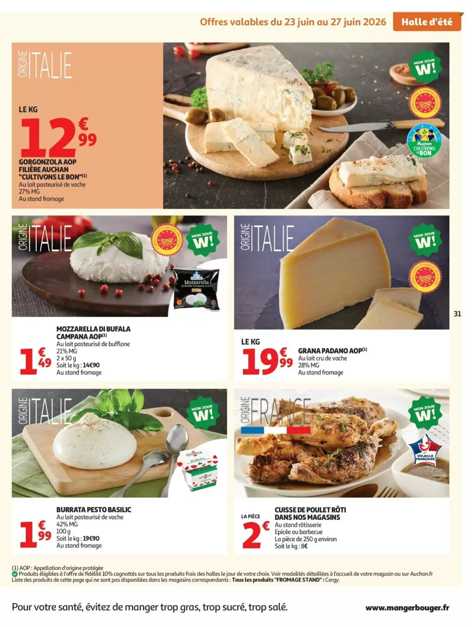 Prospectus promotionnel Auchan valable à partir du 23/06/2026 - Page 31.