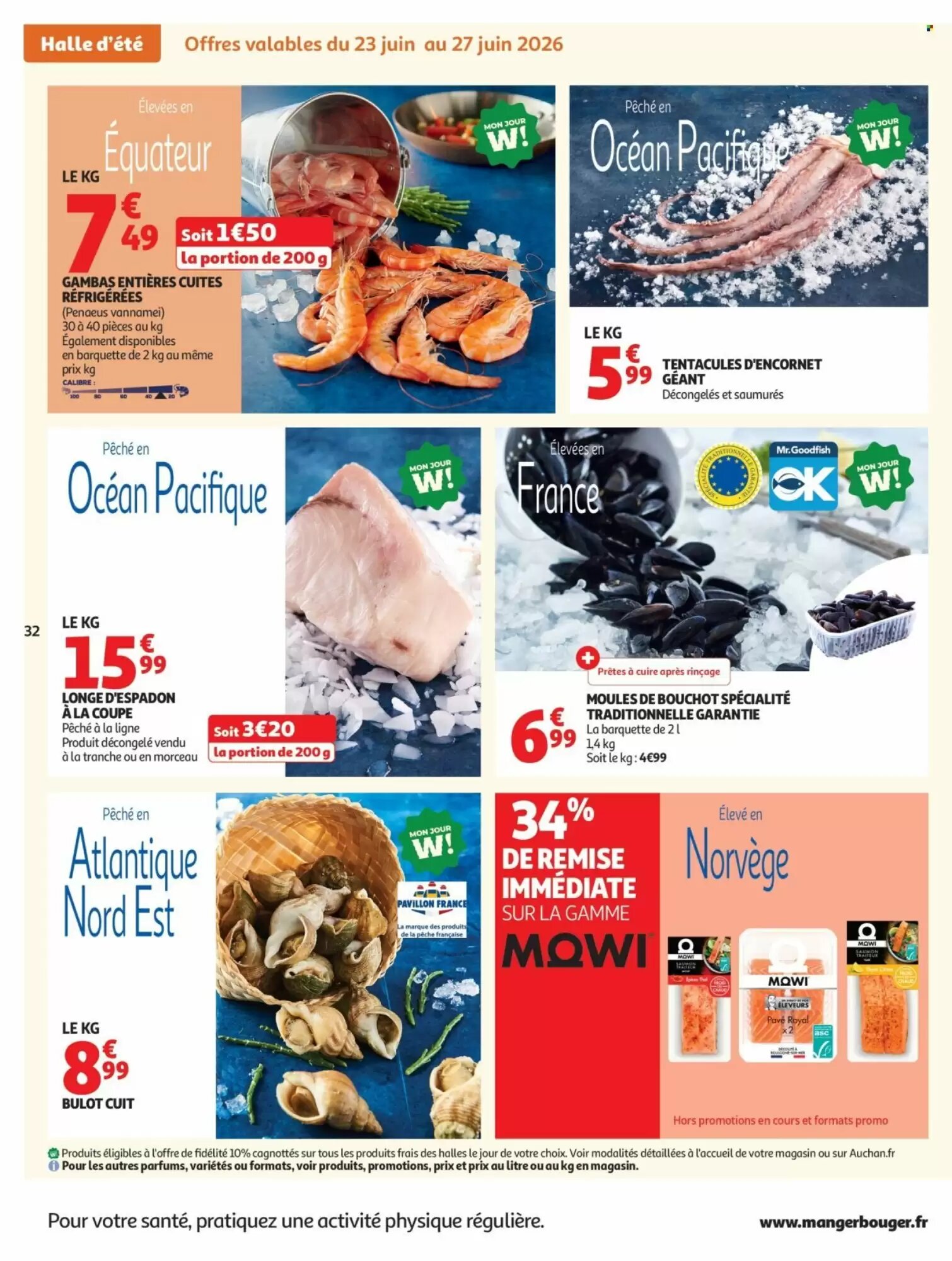 Prospectus promotionnel Auchan valable à partir du 23/06/2026 - Page 32.